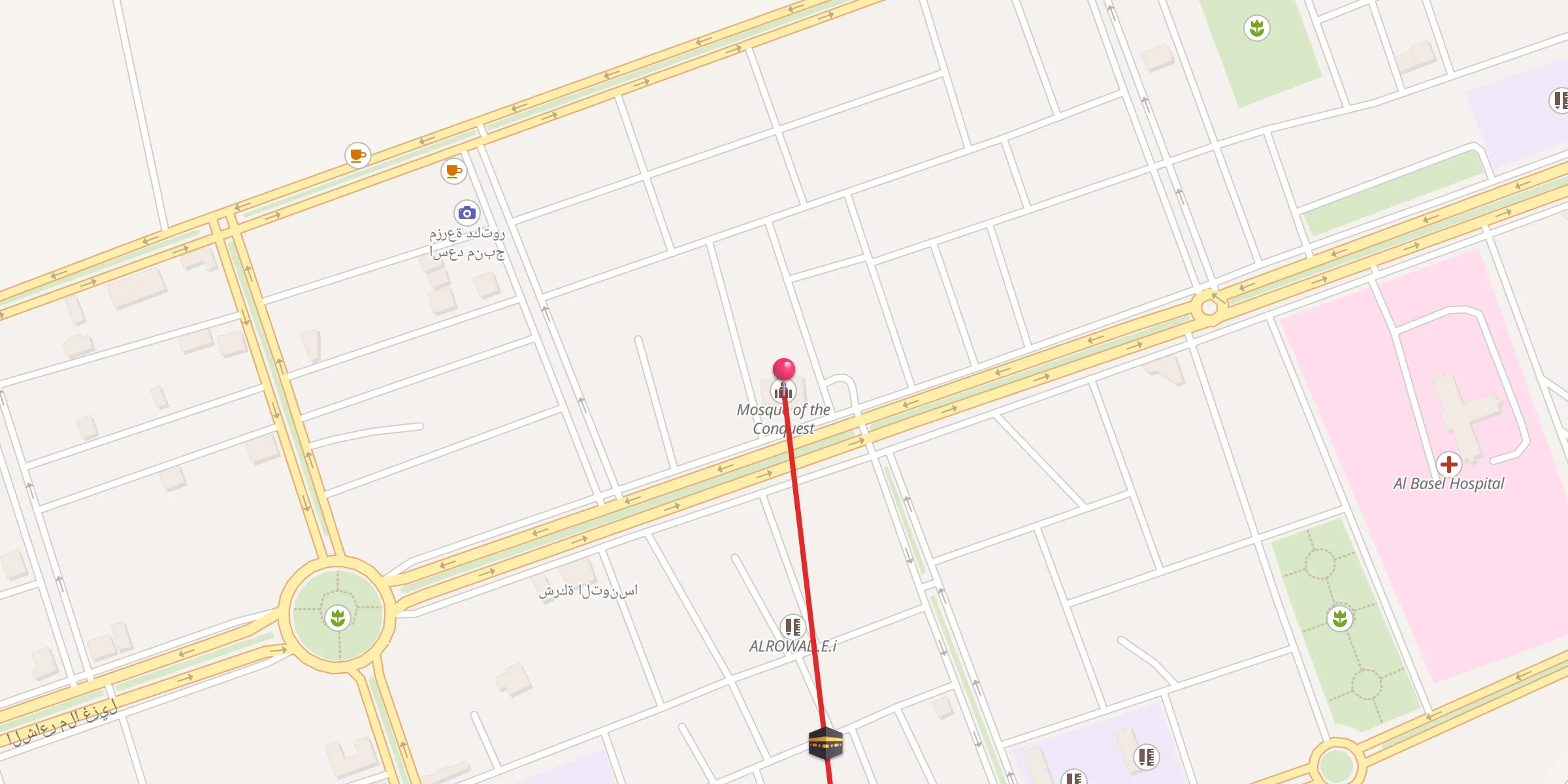 Carte de localisation : جامع الفتح