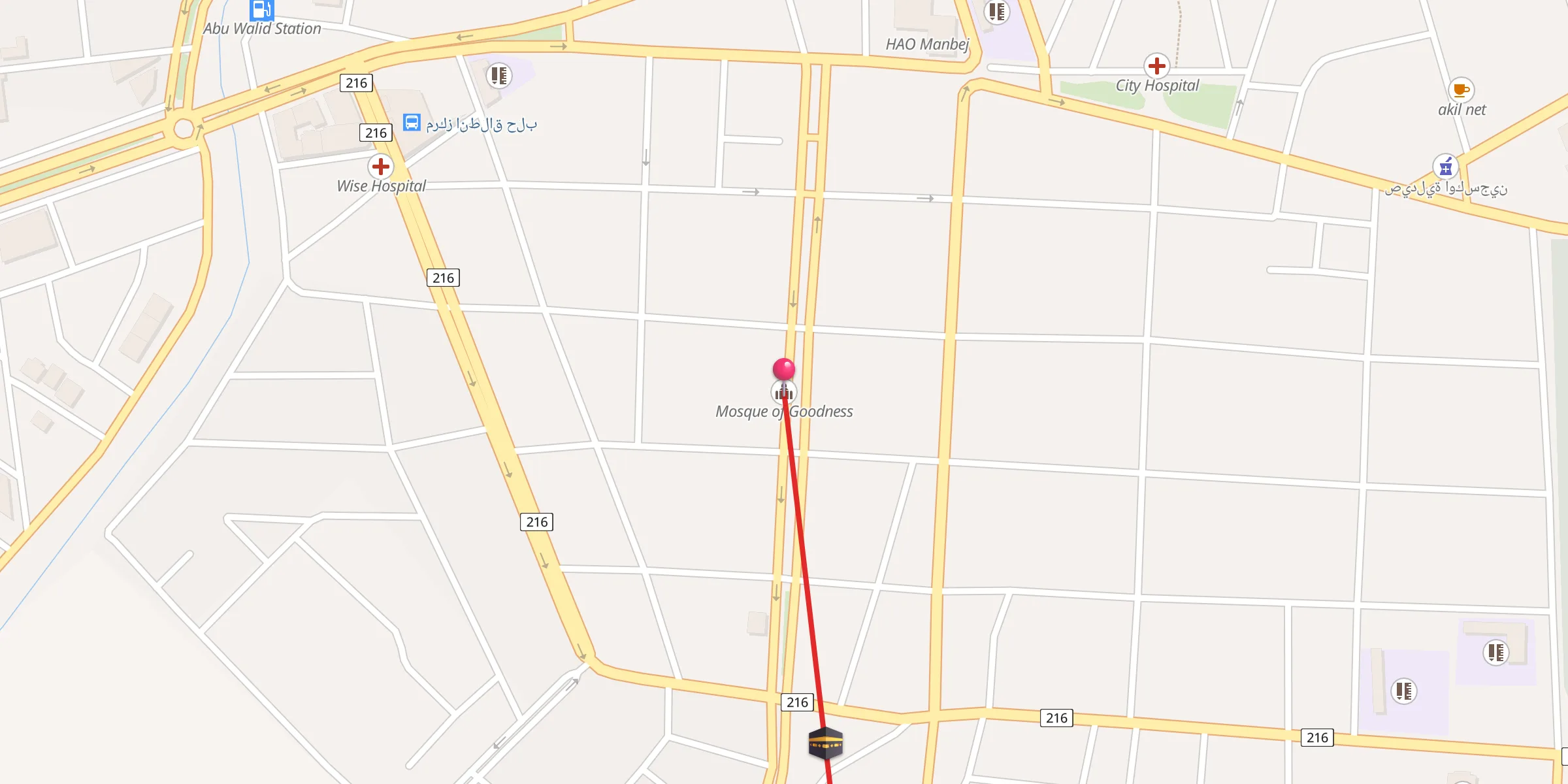Carte de localisation : مسجد الخير