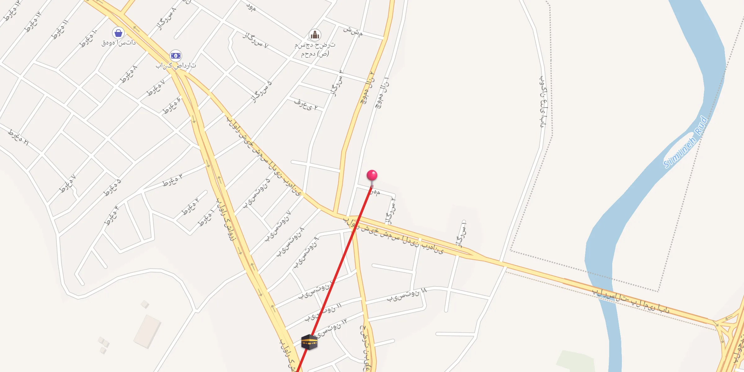 Carte de localisation : مسجد حضرت اسماعیل