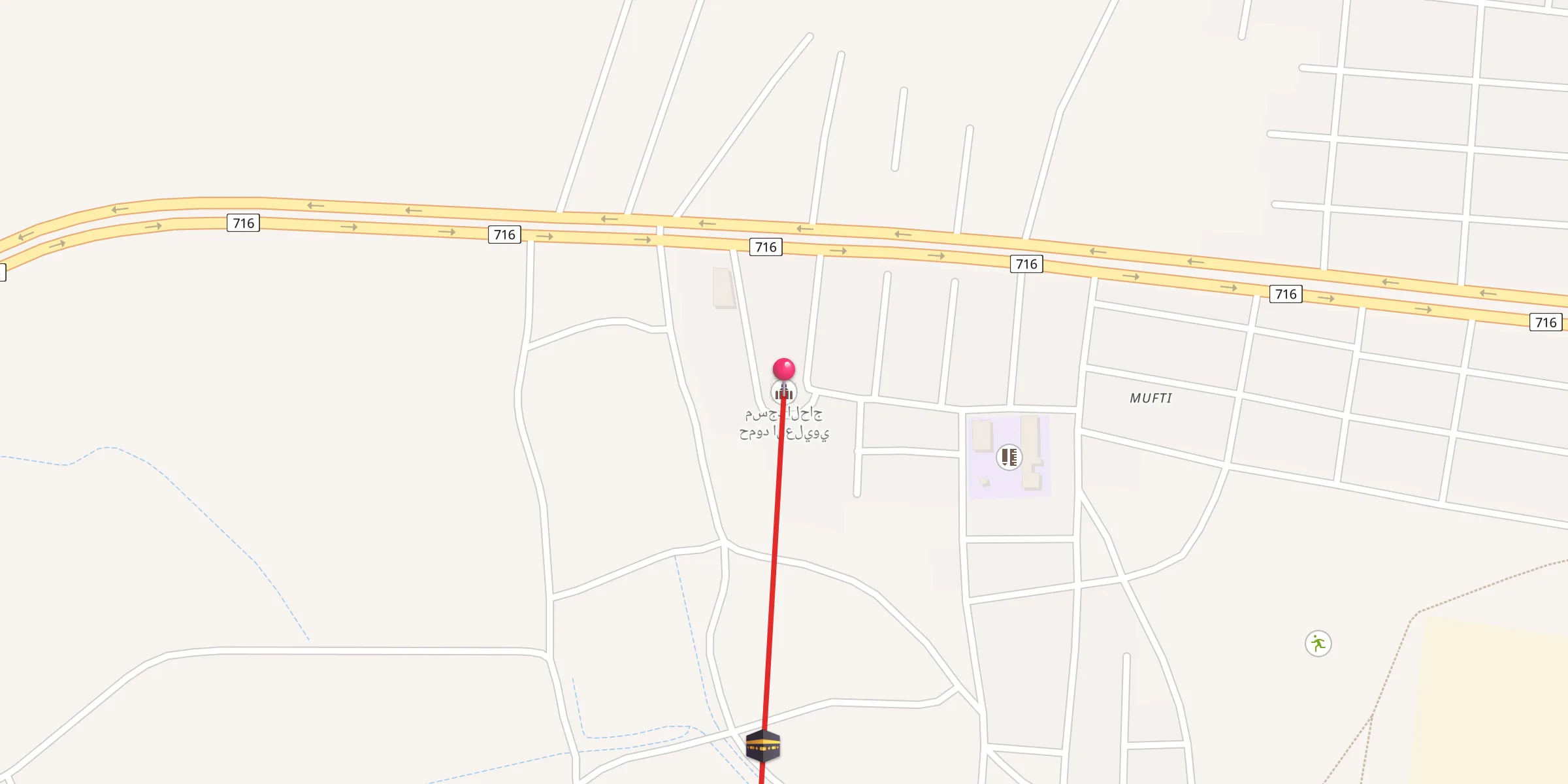 Carte de localisation : مسجد الحاج حمود العليوي