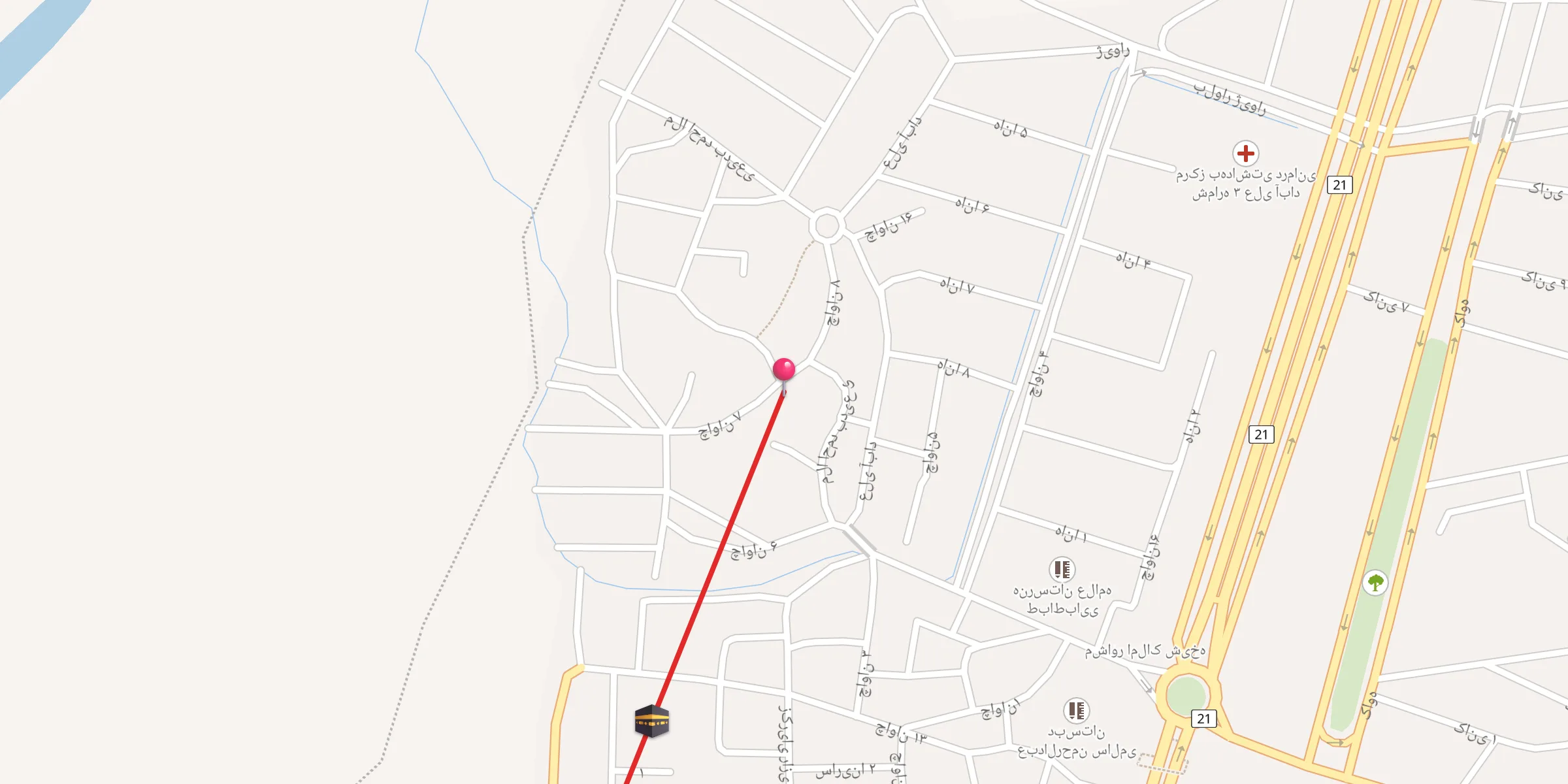 Carte de localisation : مسجد جامع علی آباد