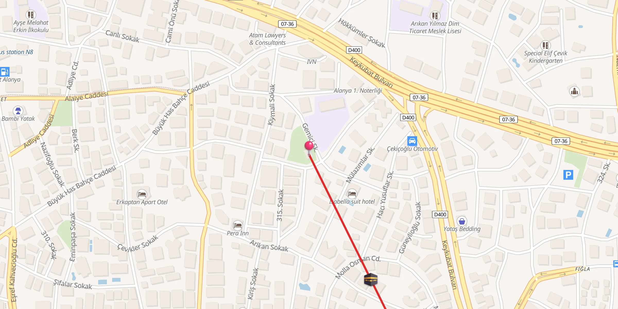 Carte de localisation : Hasan Ve Memnune Alaydın Camii