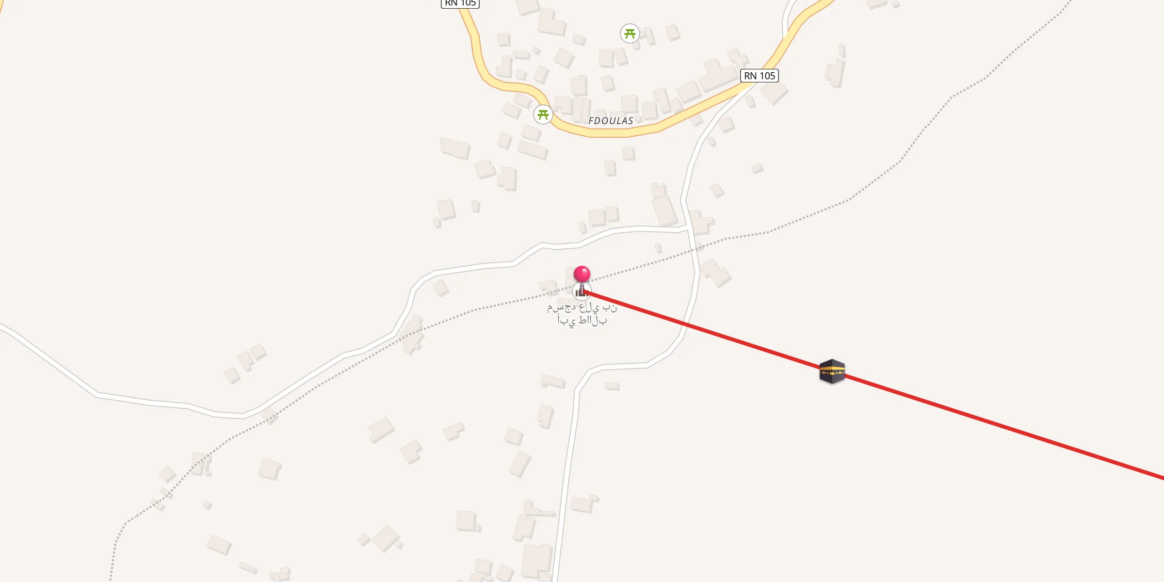 Carte de localisation : مسجد علي بن أبي طاالب