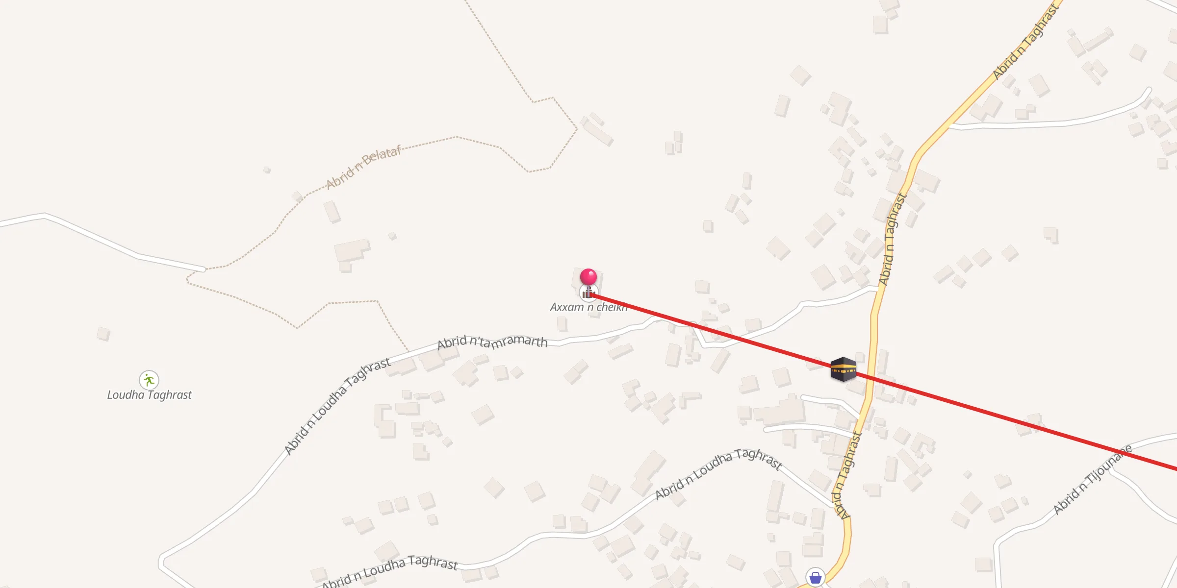 Carte de localisation : Axxam n cheikh