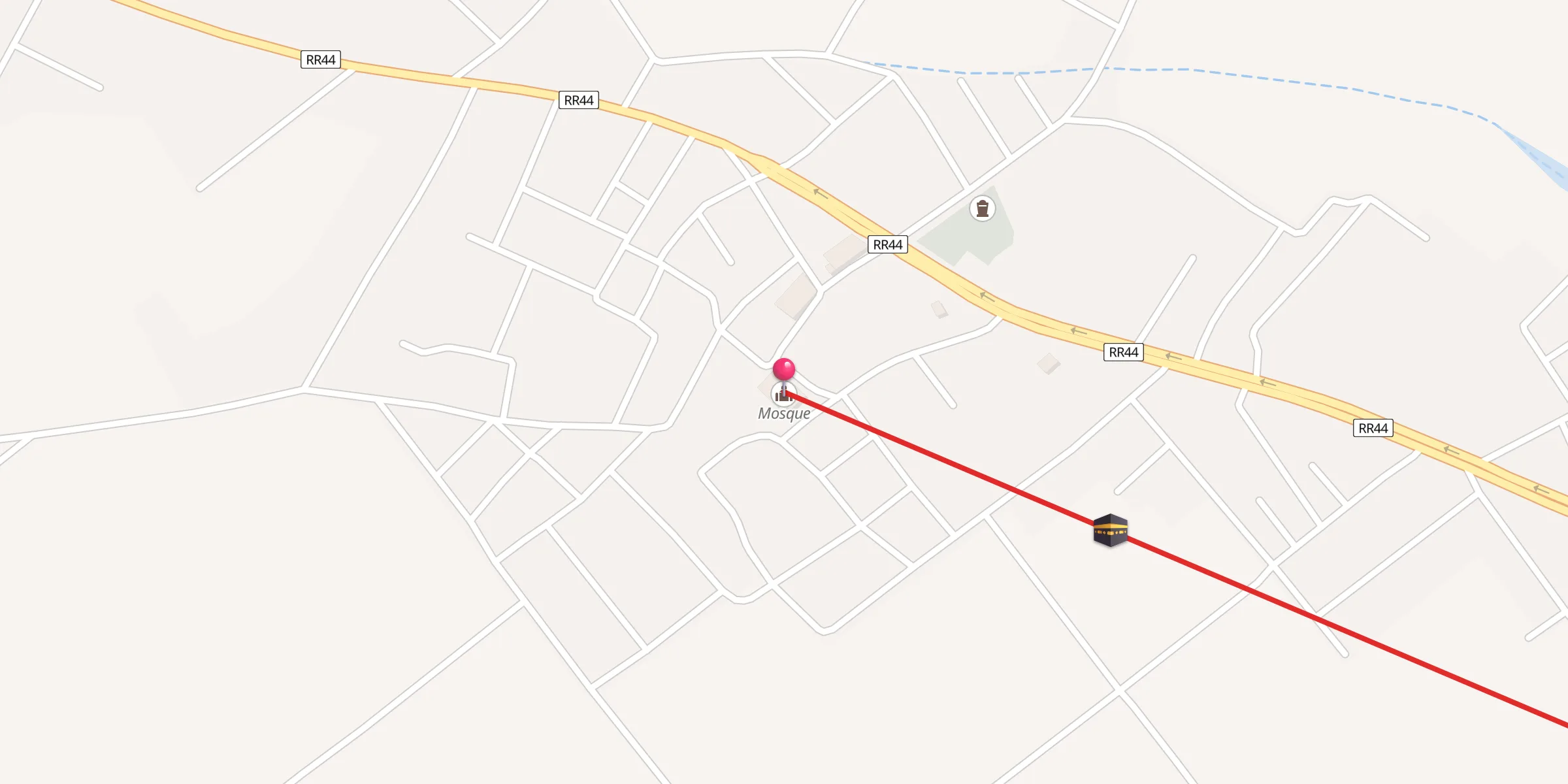 Carte de localisation : جامع بني عيشون