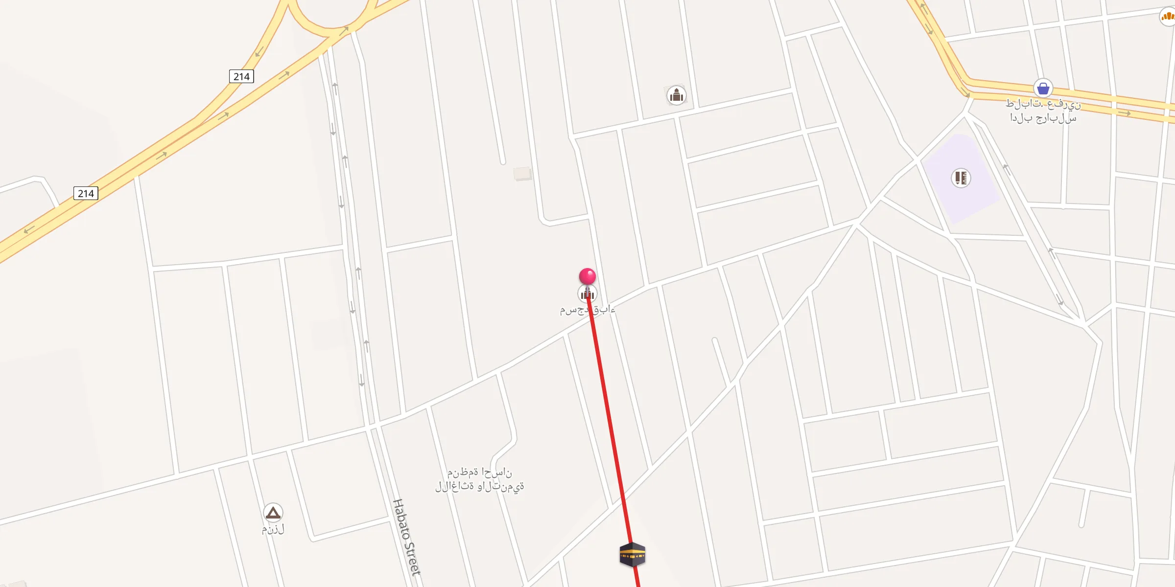 Carte de localisation : مسجد قباء