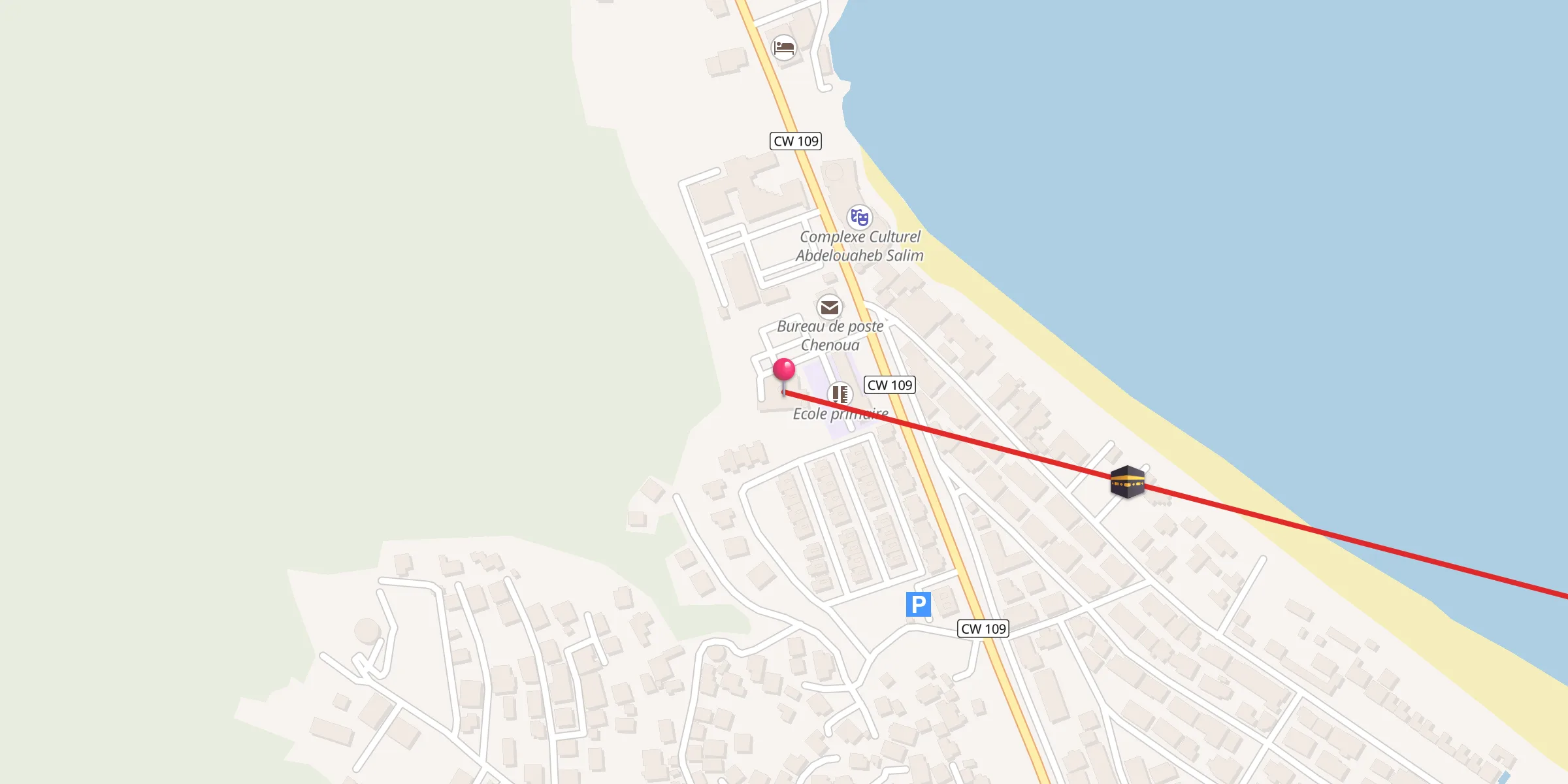 Carte de localisation : Mosque el Falah مسجد الفلاح
