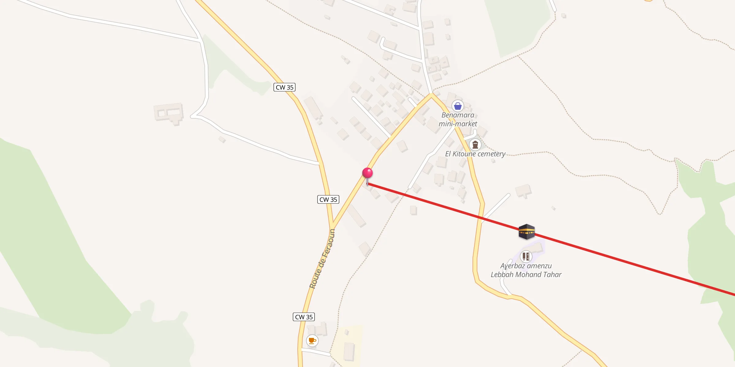 Carte de localisation : Tamesgida n Zituna