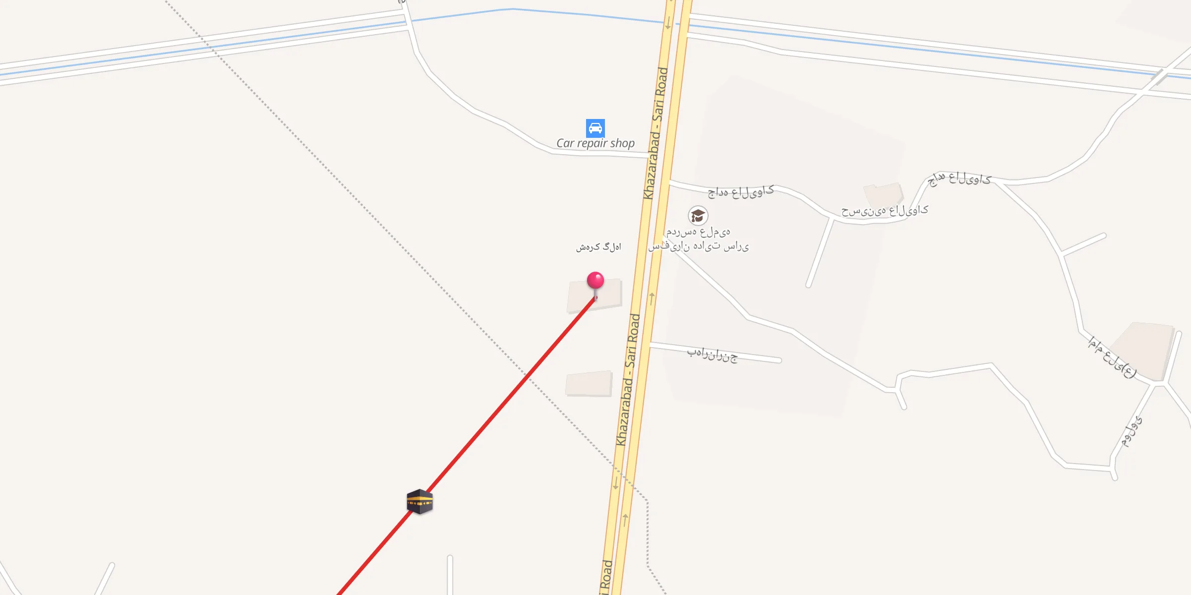 Carte de localisation : مسجد و مجتمع فرهنگی و آموزشی اهل بیت