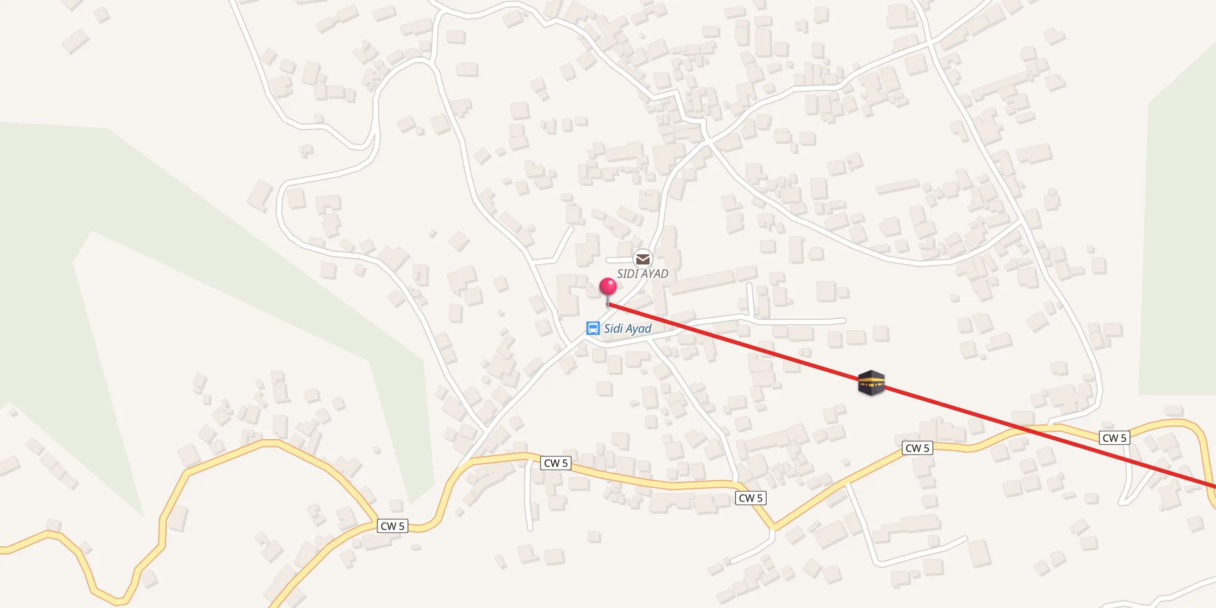 Carte de localisation : Sidi Ayad