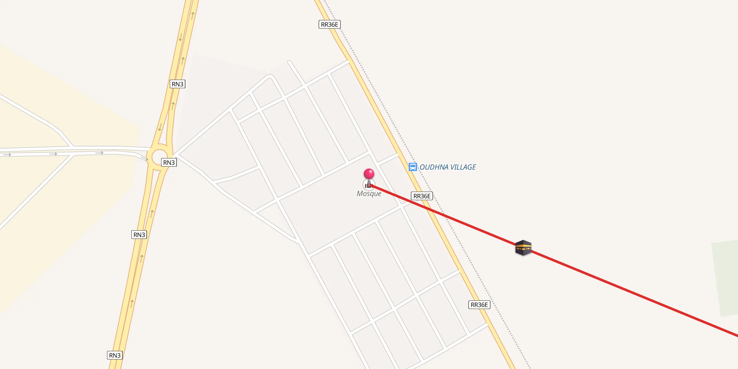 Carte de localisation : جامع عمار بن ياسر