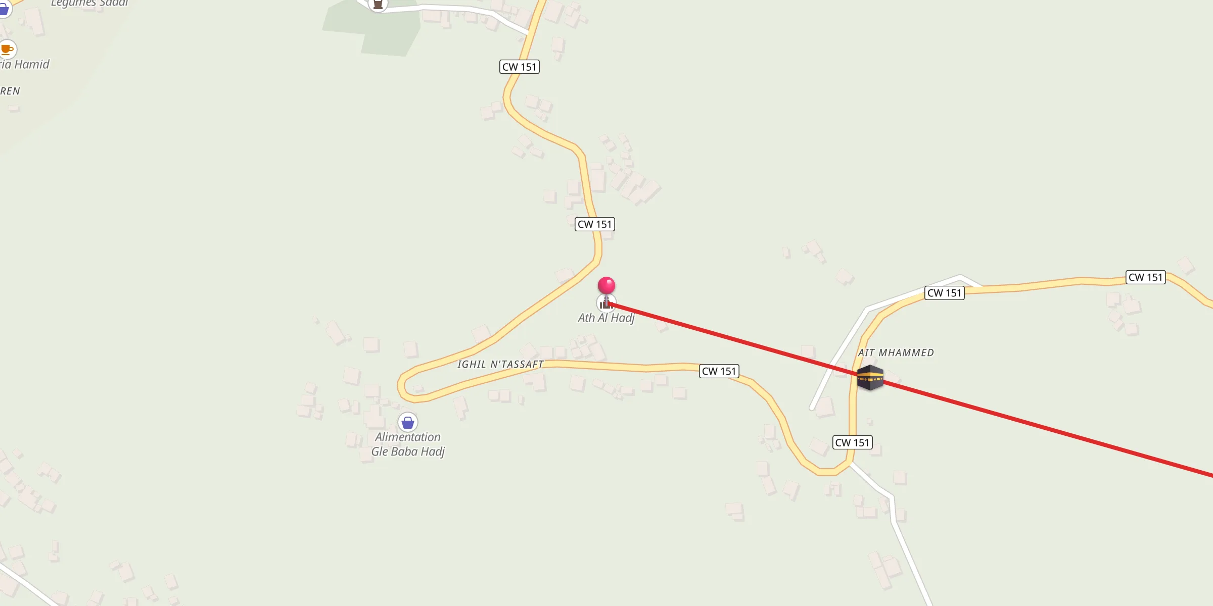 Carte de localisation : Ath Al Hadj