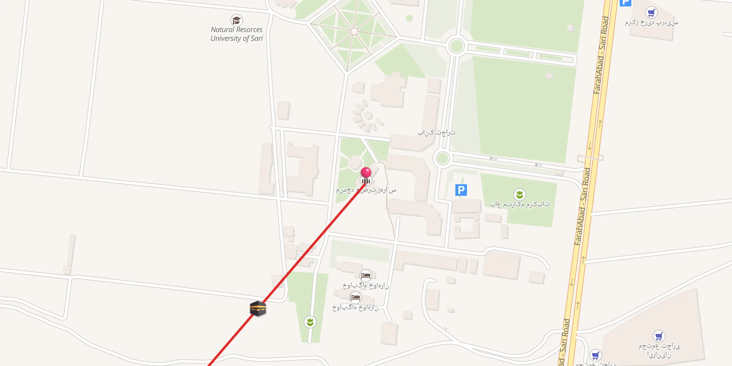 Carte de localisation : مسجد حضرت زهرا س