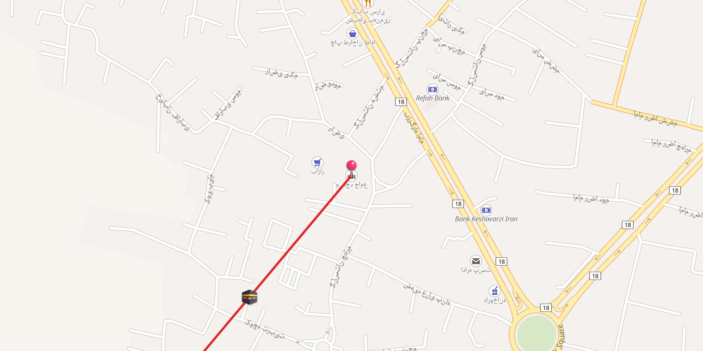Carte de localisation : مسجد جامع