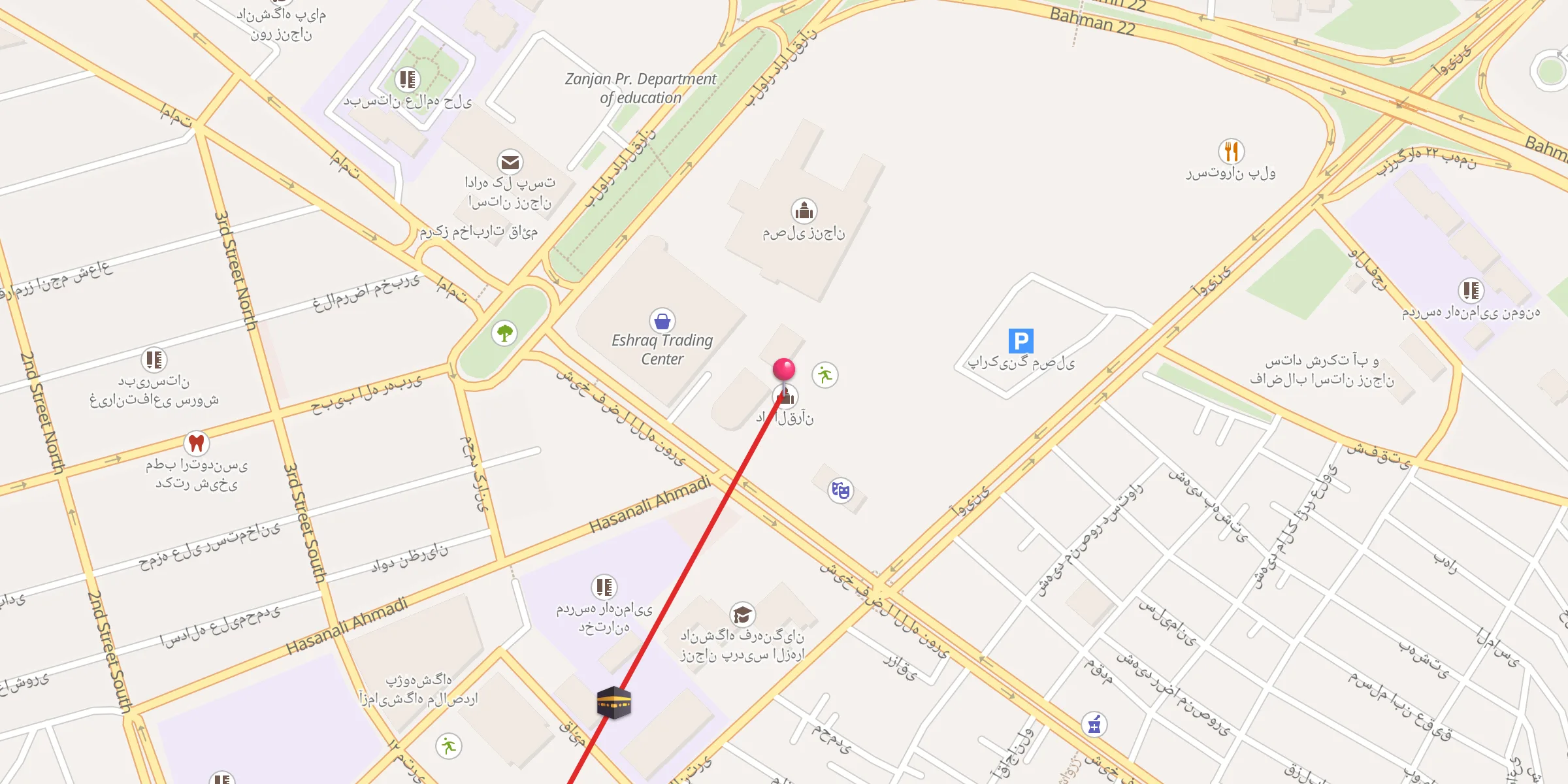 Carte de localisation : دار القرآن