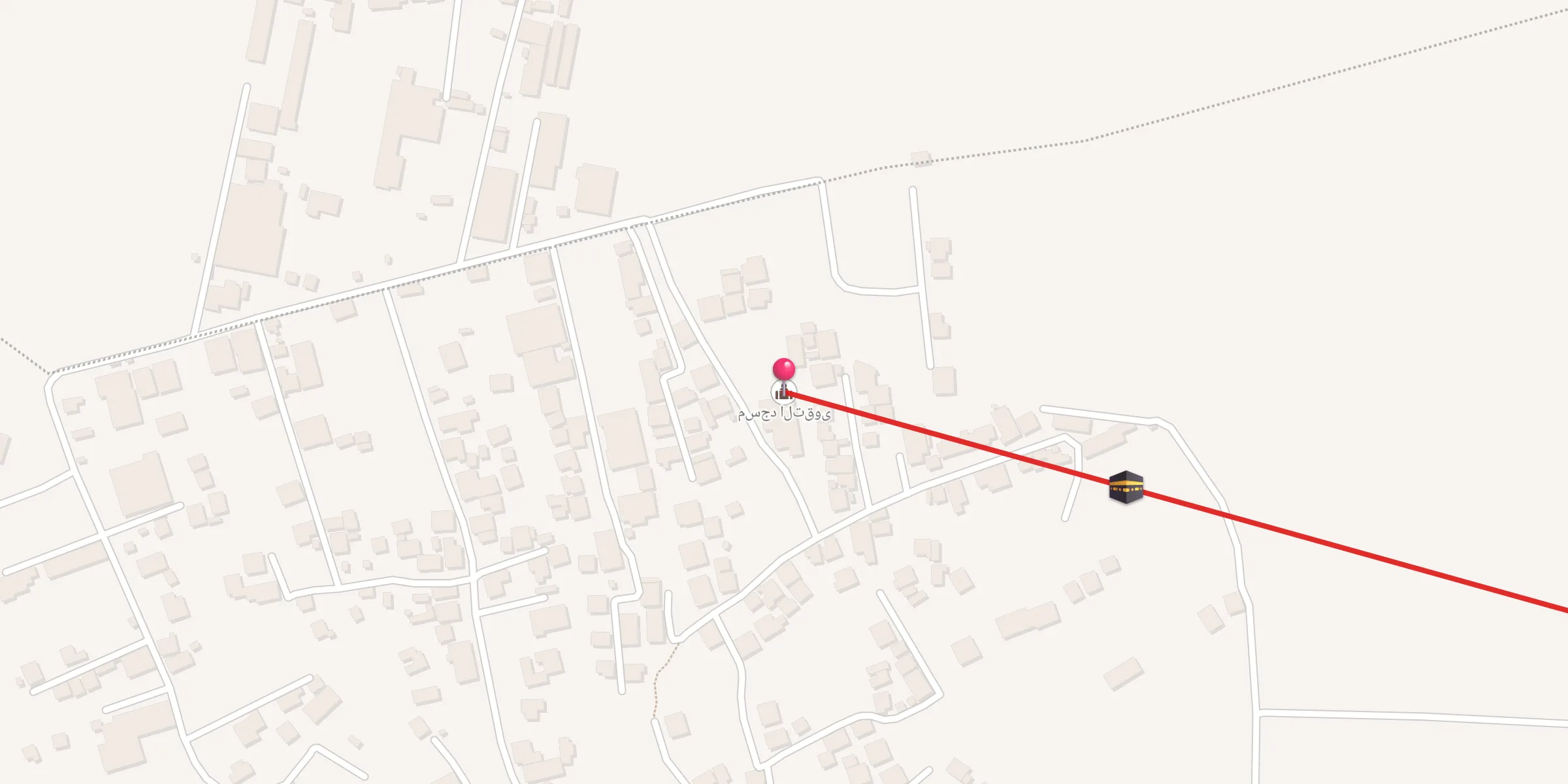 Carte de localisation : مسجد التقوى