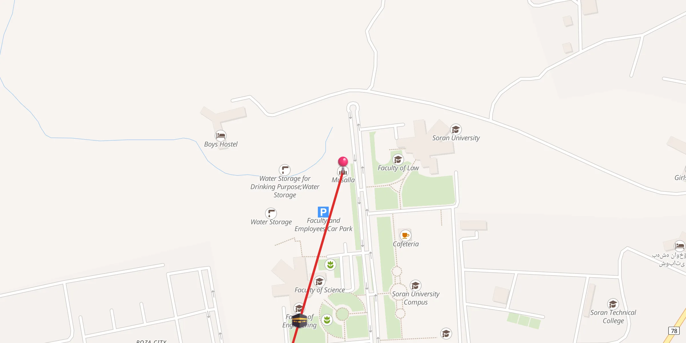 Carte de localisation : Musalla