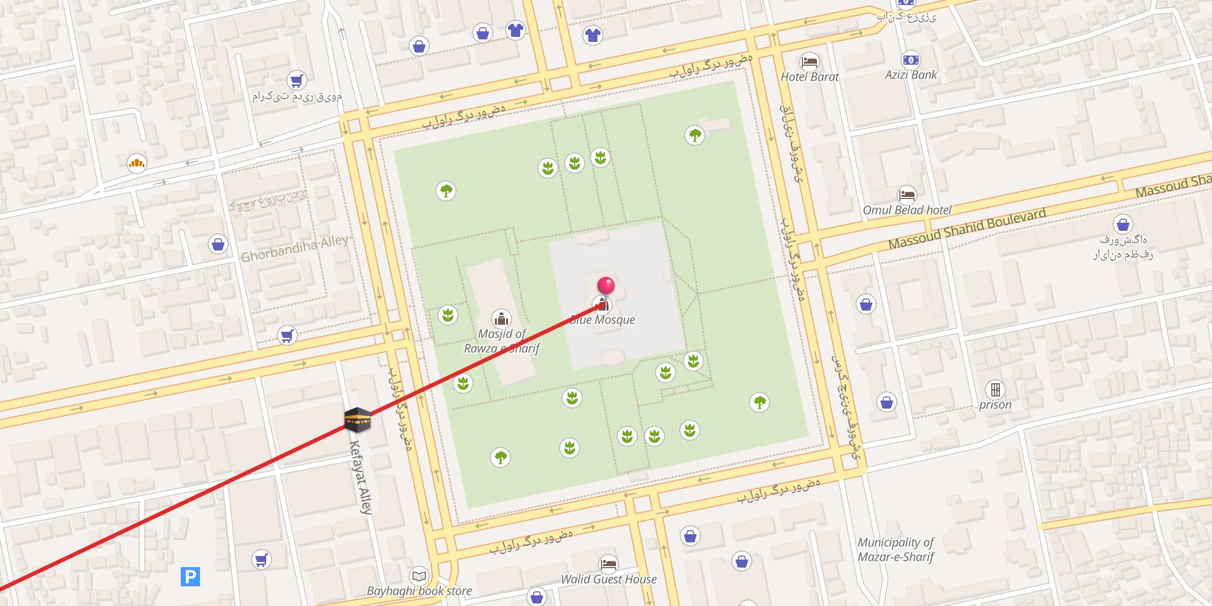 Carte de localisation : Blue Mosque