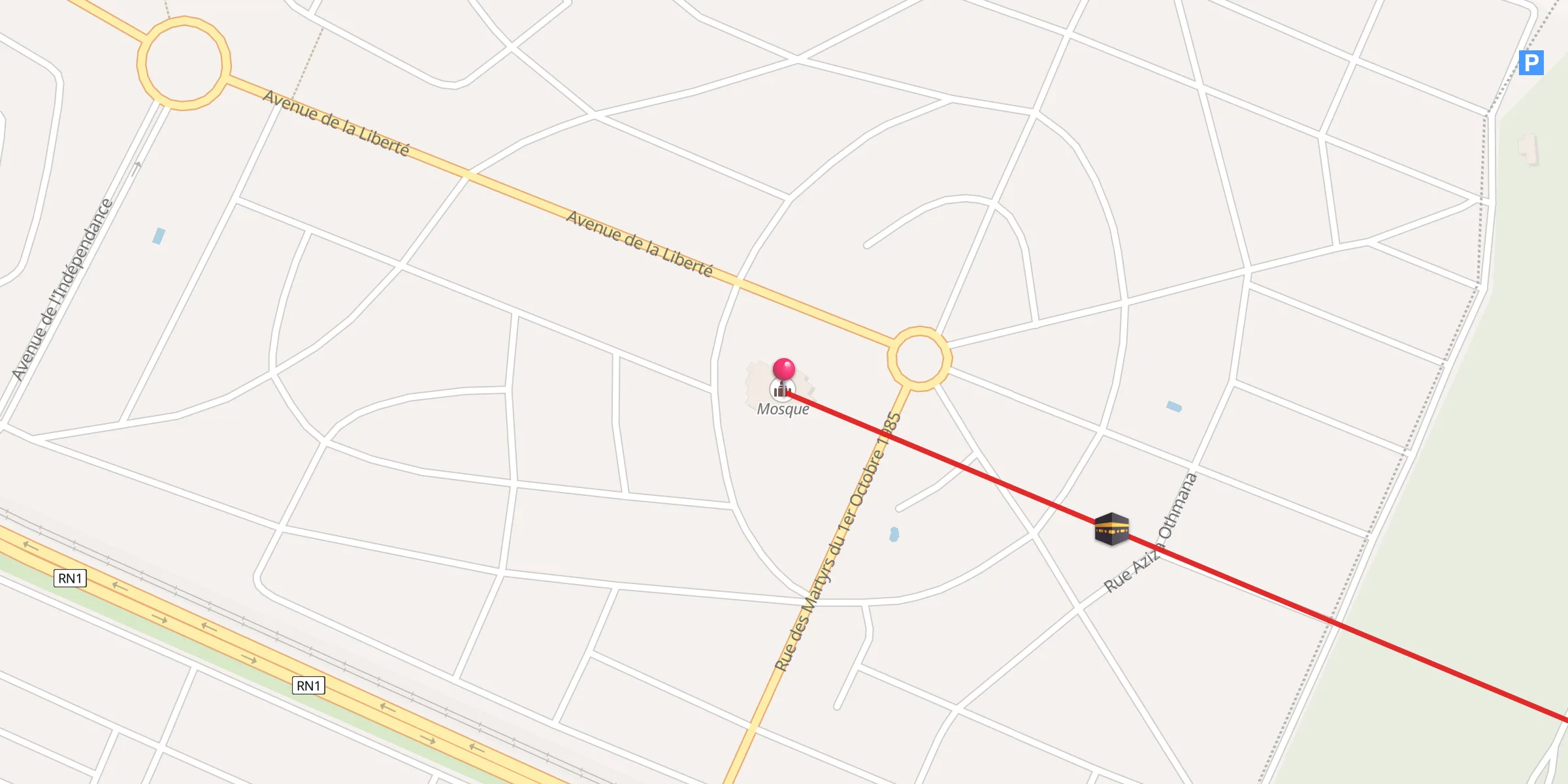 Carte de localisation : جامع الصفا