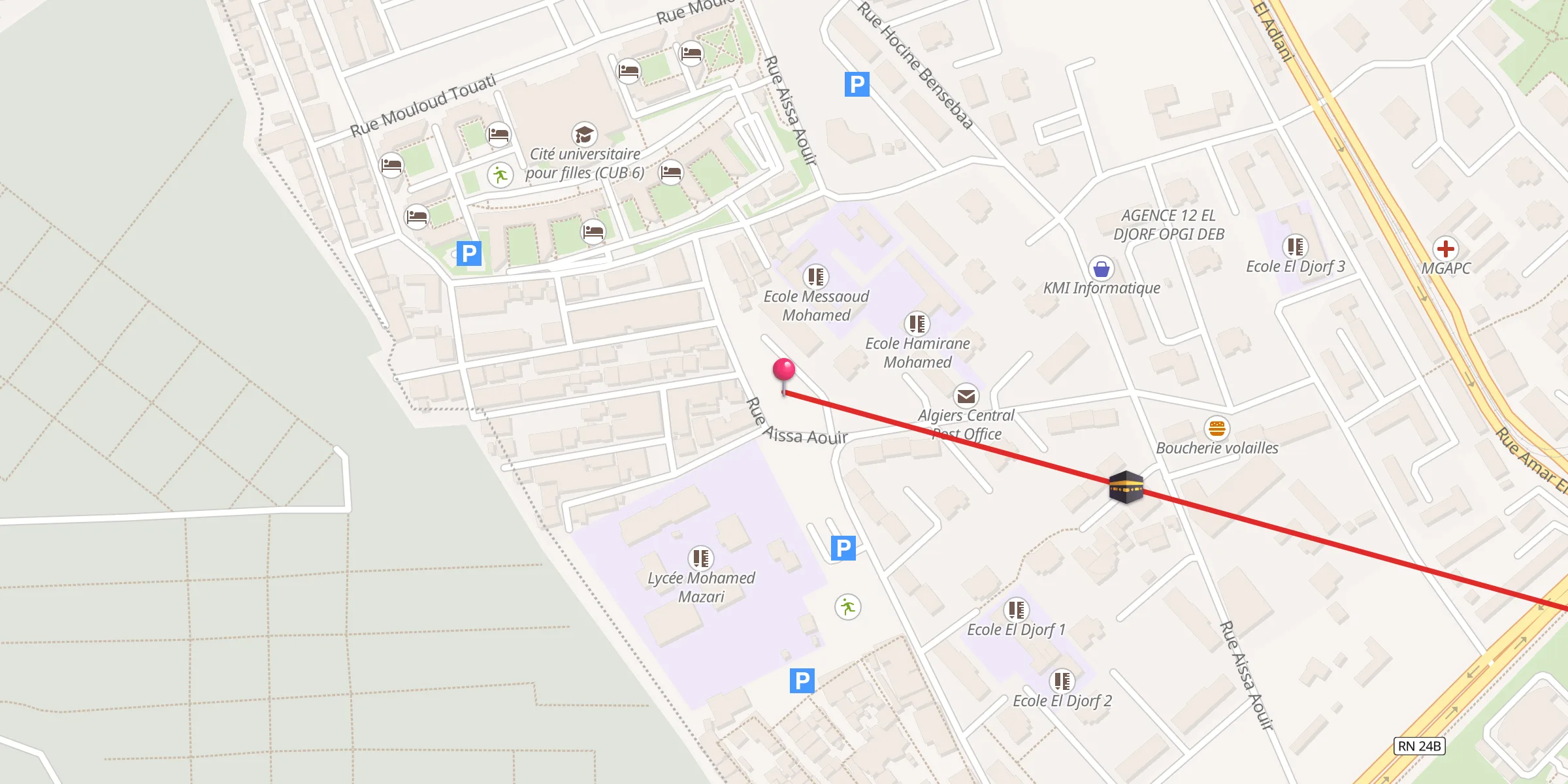 Carte de localisation : Al Ansar