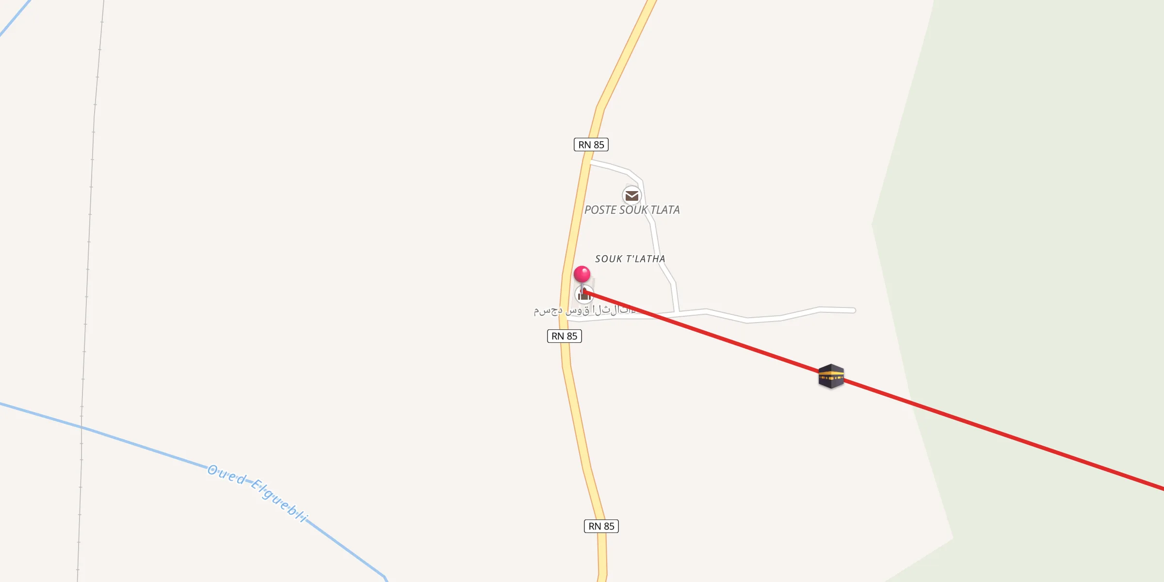 Carte de localisation : مسجد سوق الثلاثاء