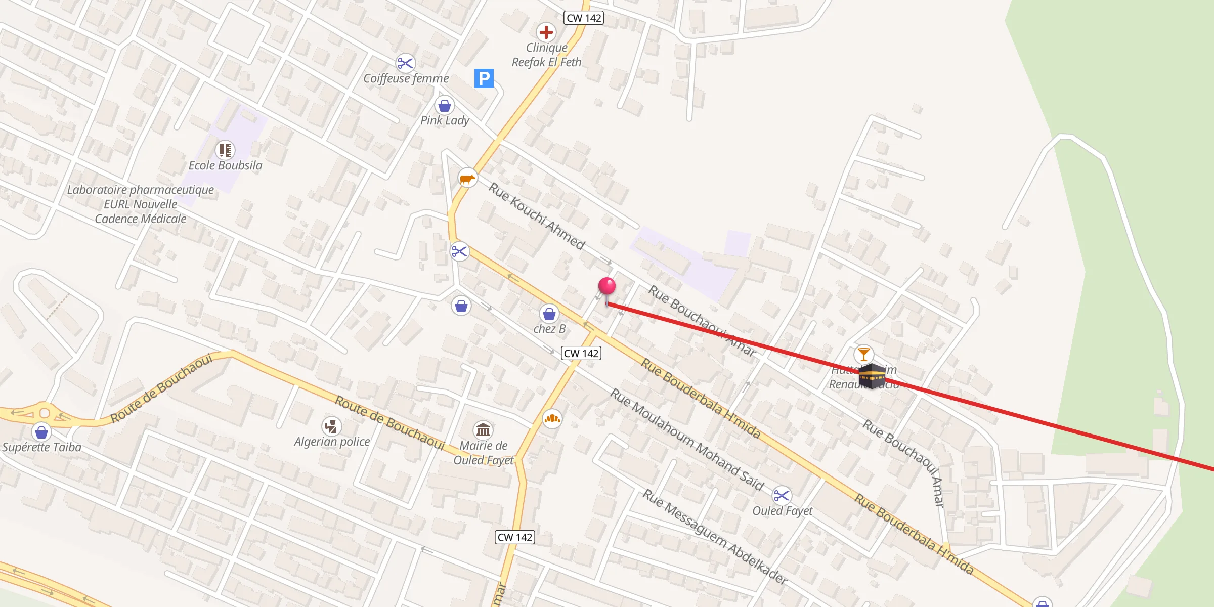 Carte de localisation : Mosquée Khalid ibn walid