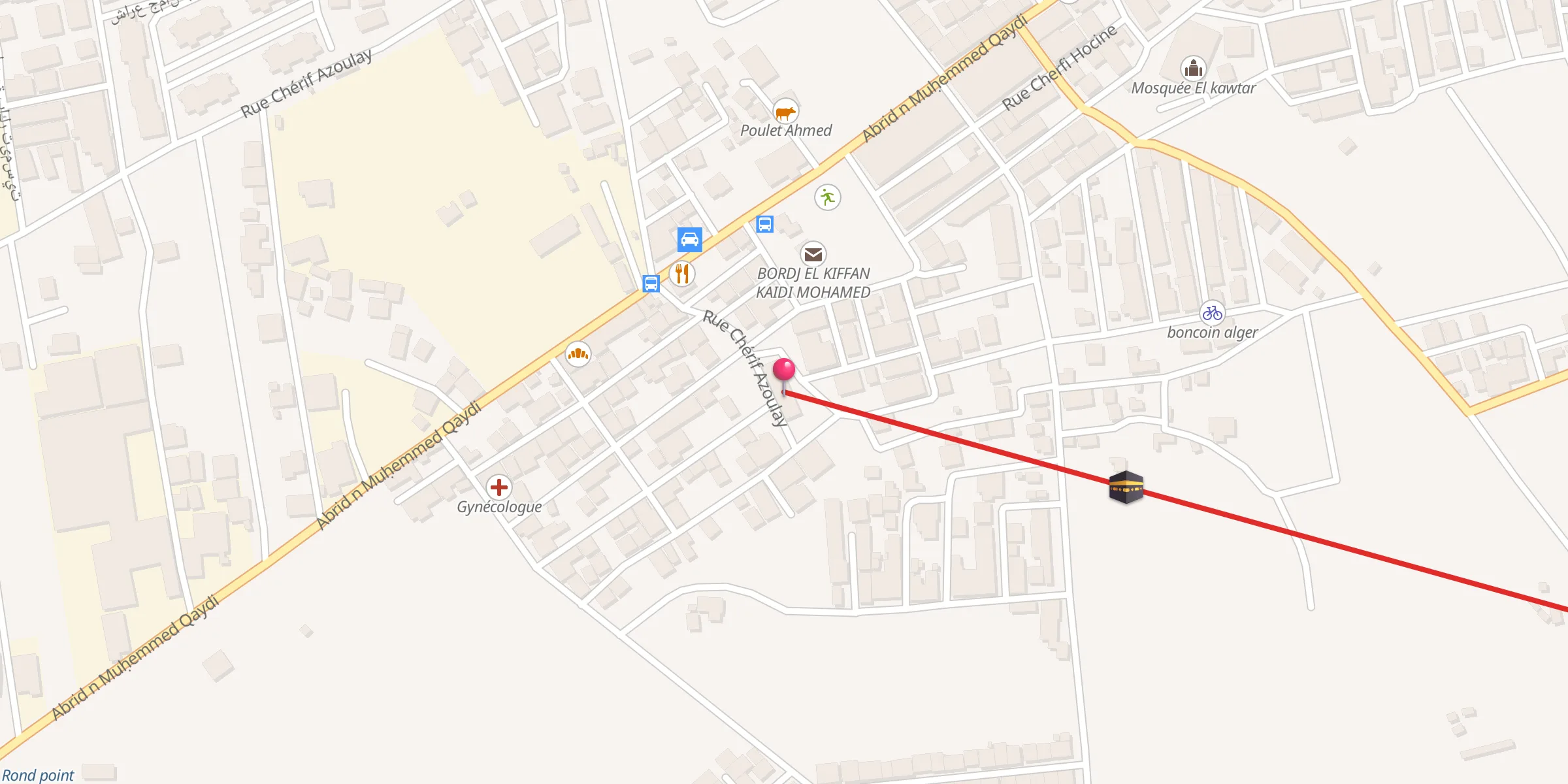 Carte de localisation : مسجد السلام