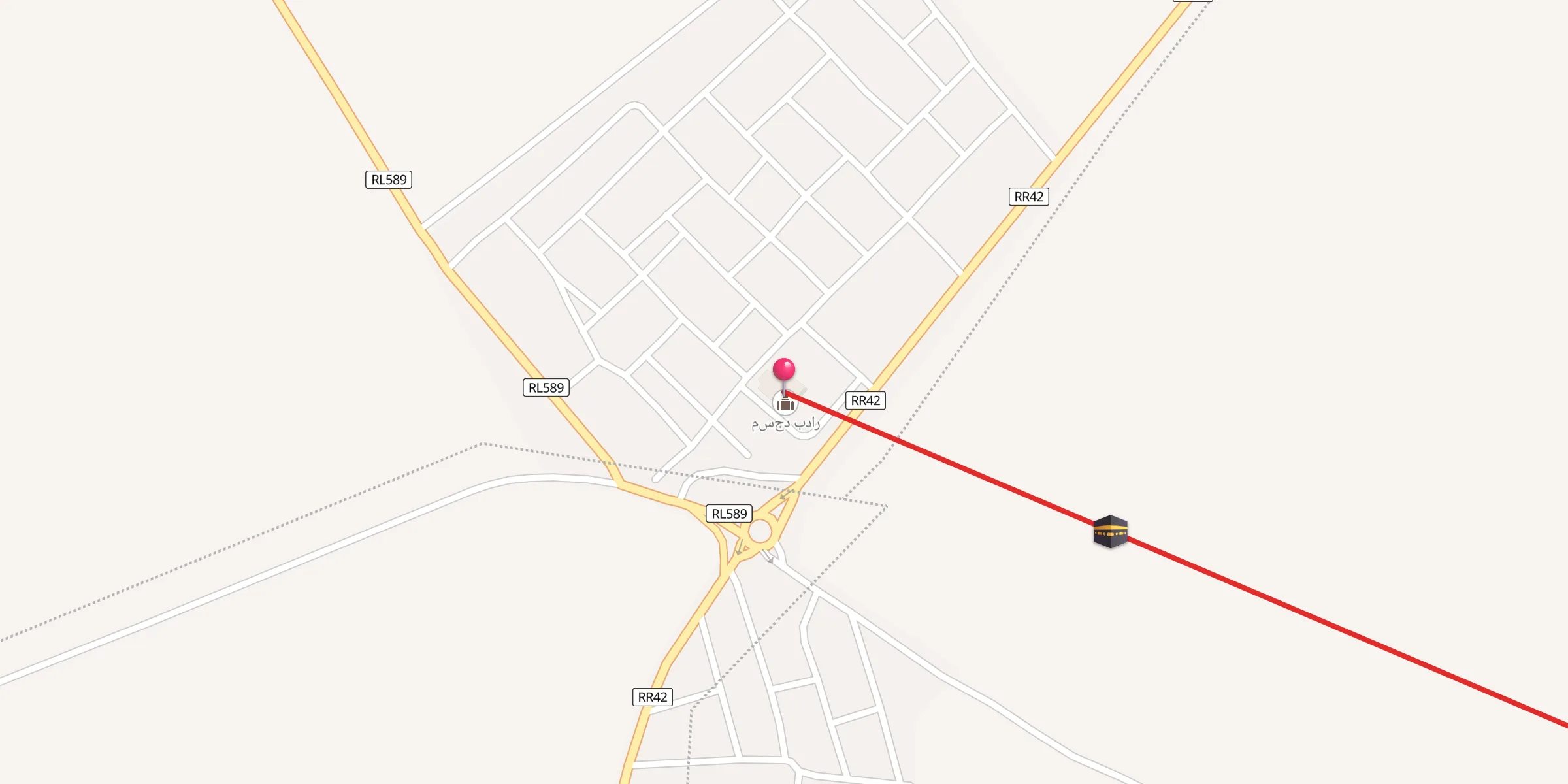 Carte de localisation : مسجد بدار