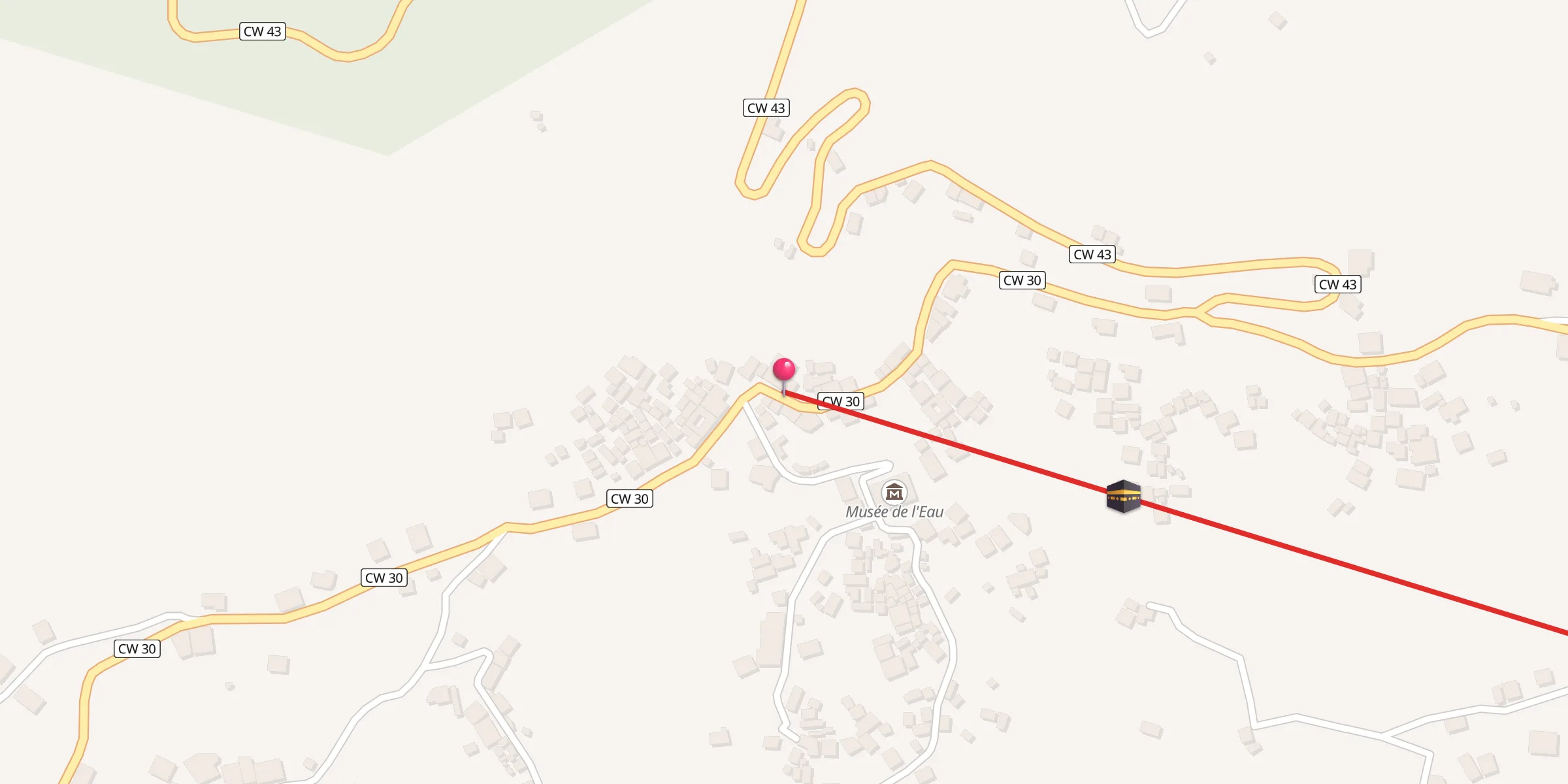 Carte de localisation : ساحة الشهداء احدادن عبد القادر محند