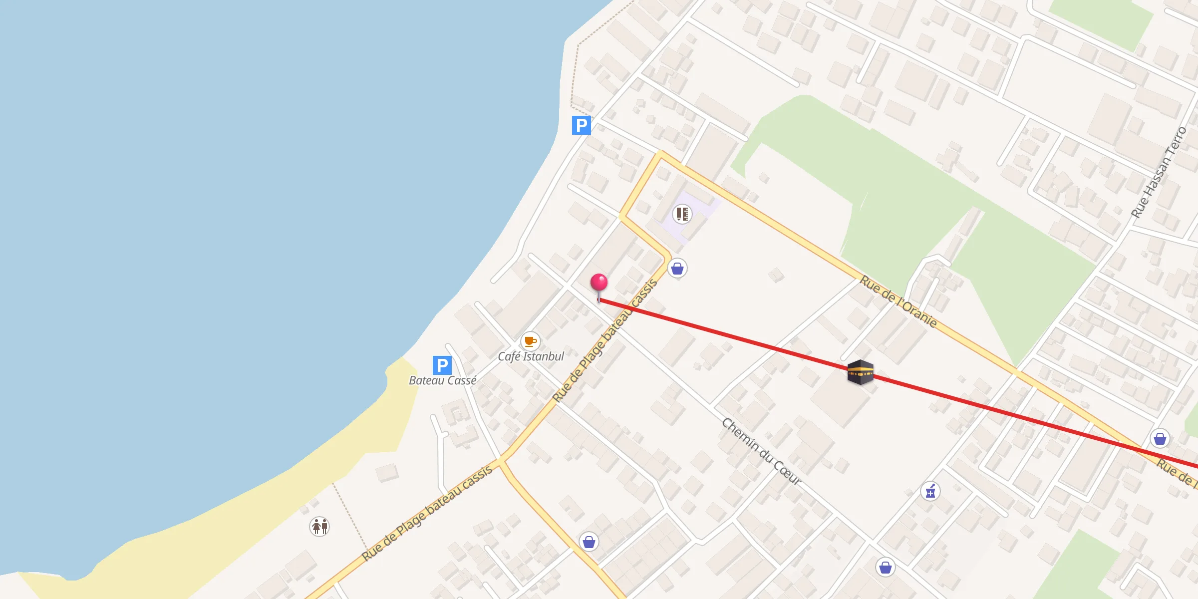 Carte de localisation : مسجد الفلاح