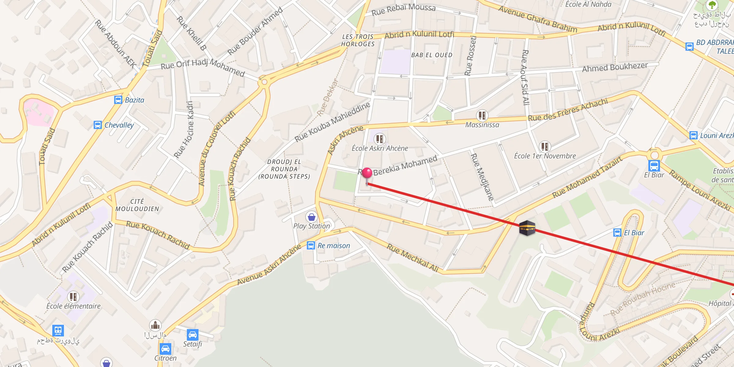 Carte de localisation : Masjid Es-Sunna