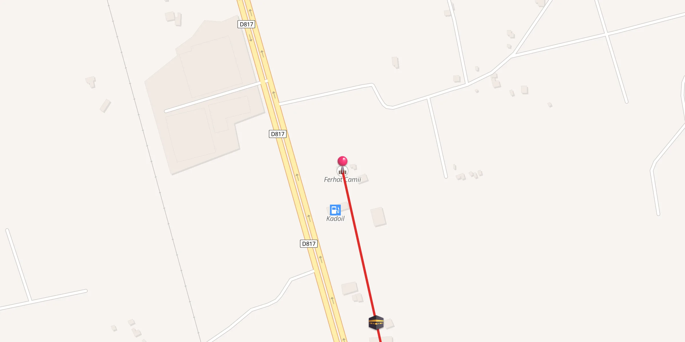 Carte de localisation : Ferhat Camii