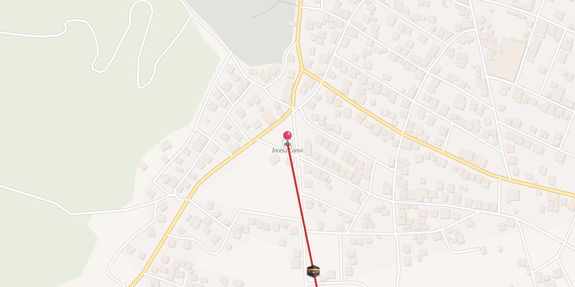 Carte de localisation : İncesu Camii