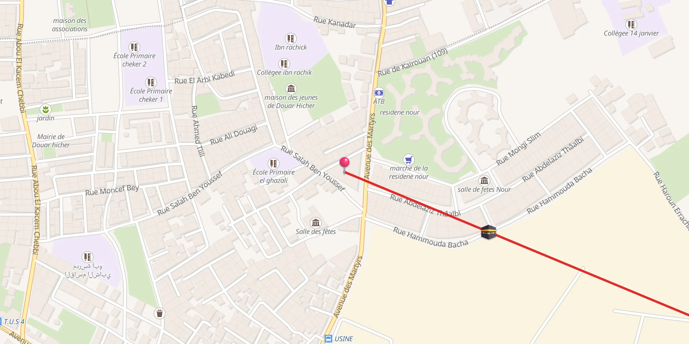 Carte de localisation : Bani Hashim