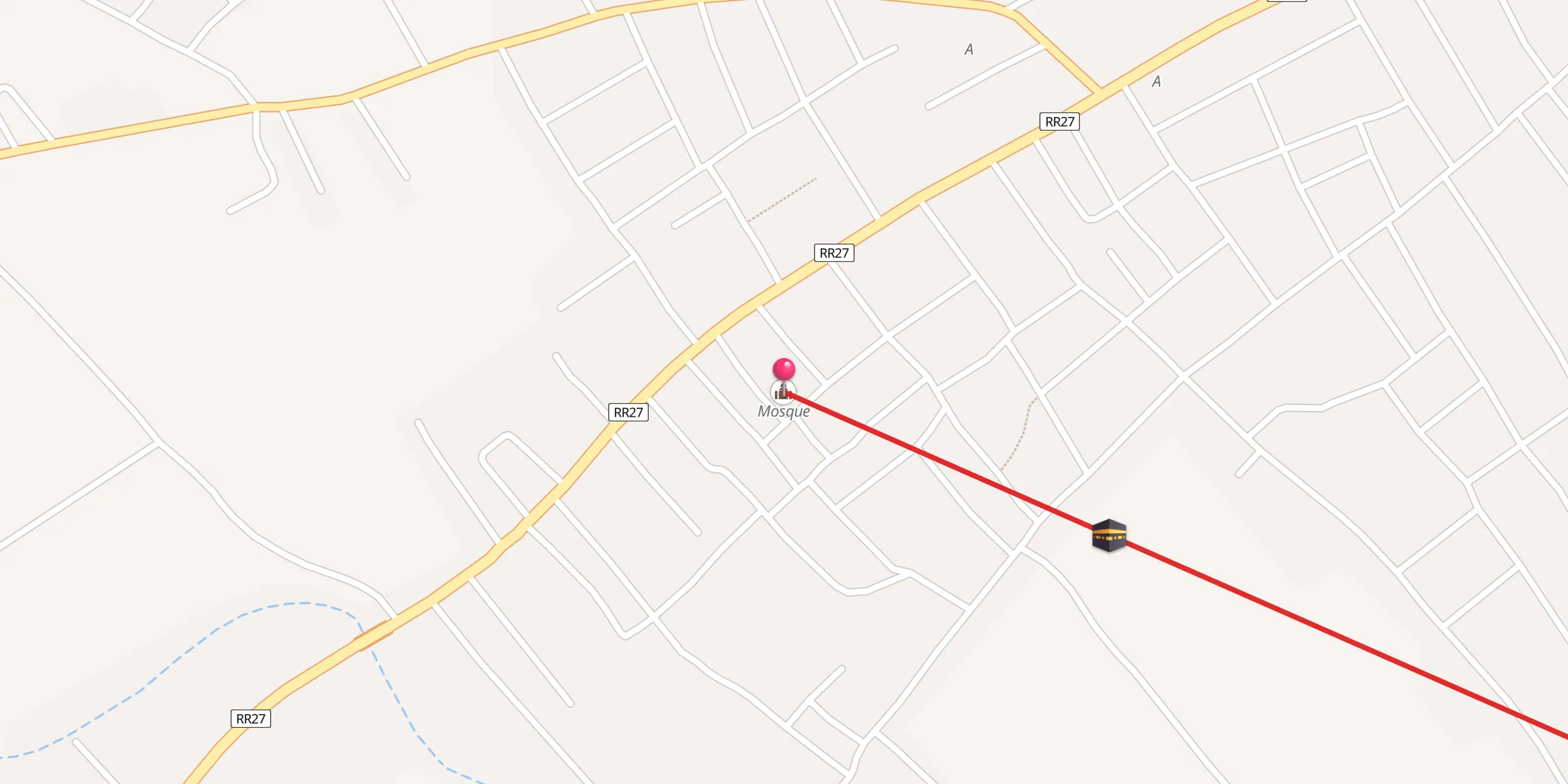 Carte de localisation : جامع الفتح