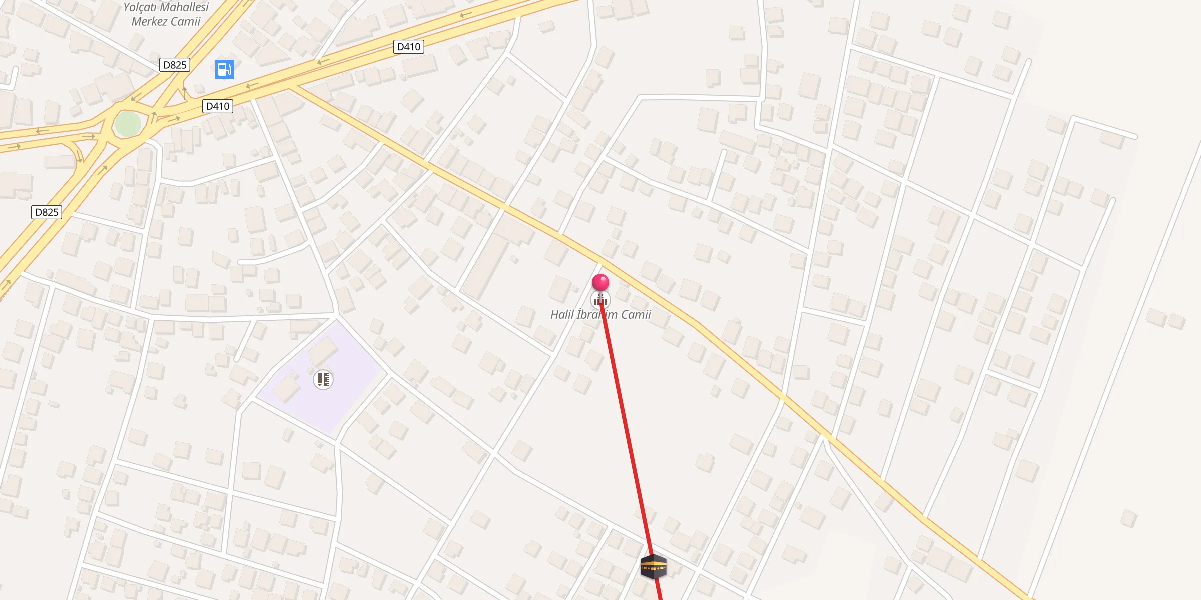 Carte de localisation : Halil İbrahim Camii