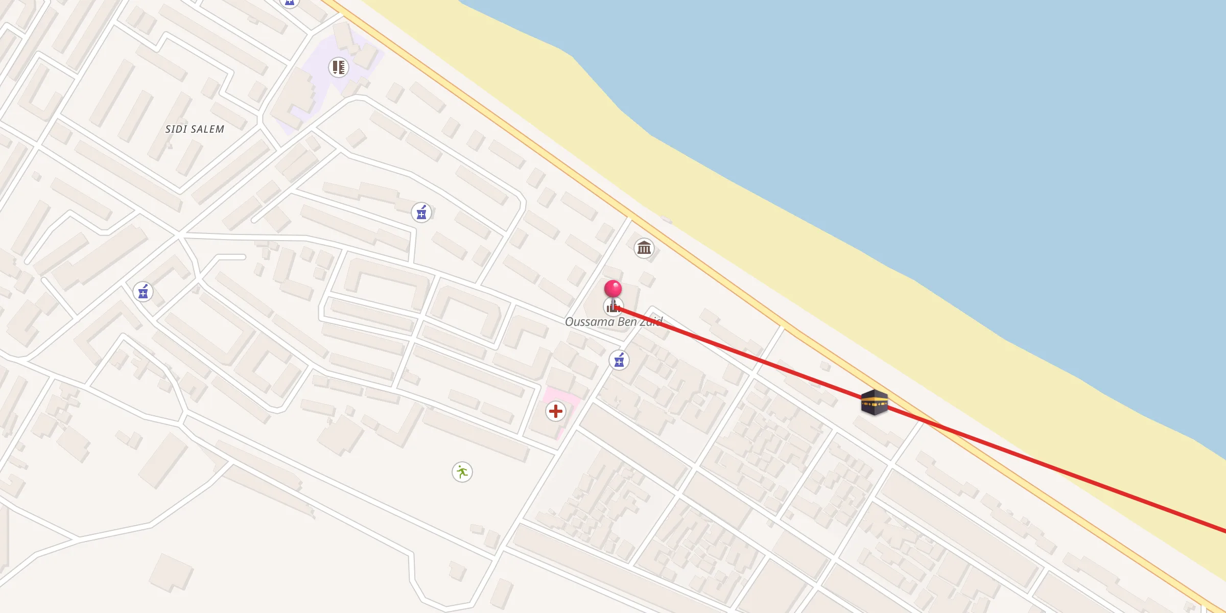 Carte de localisation : Oussama Ben Zaid
