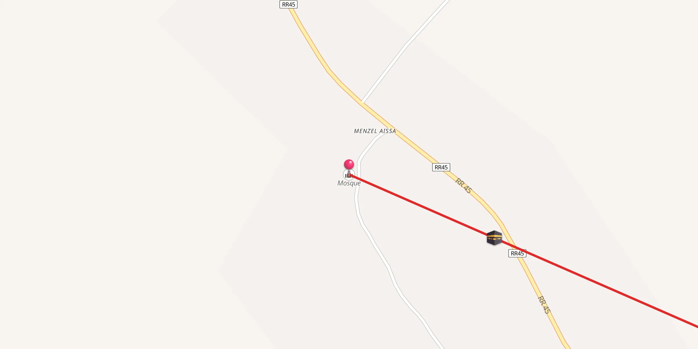 Carte de localisation : جامع منزل عيسى