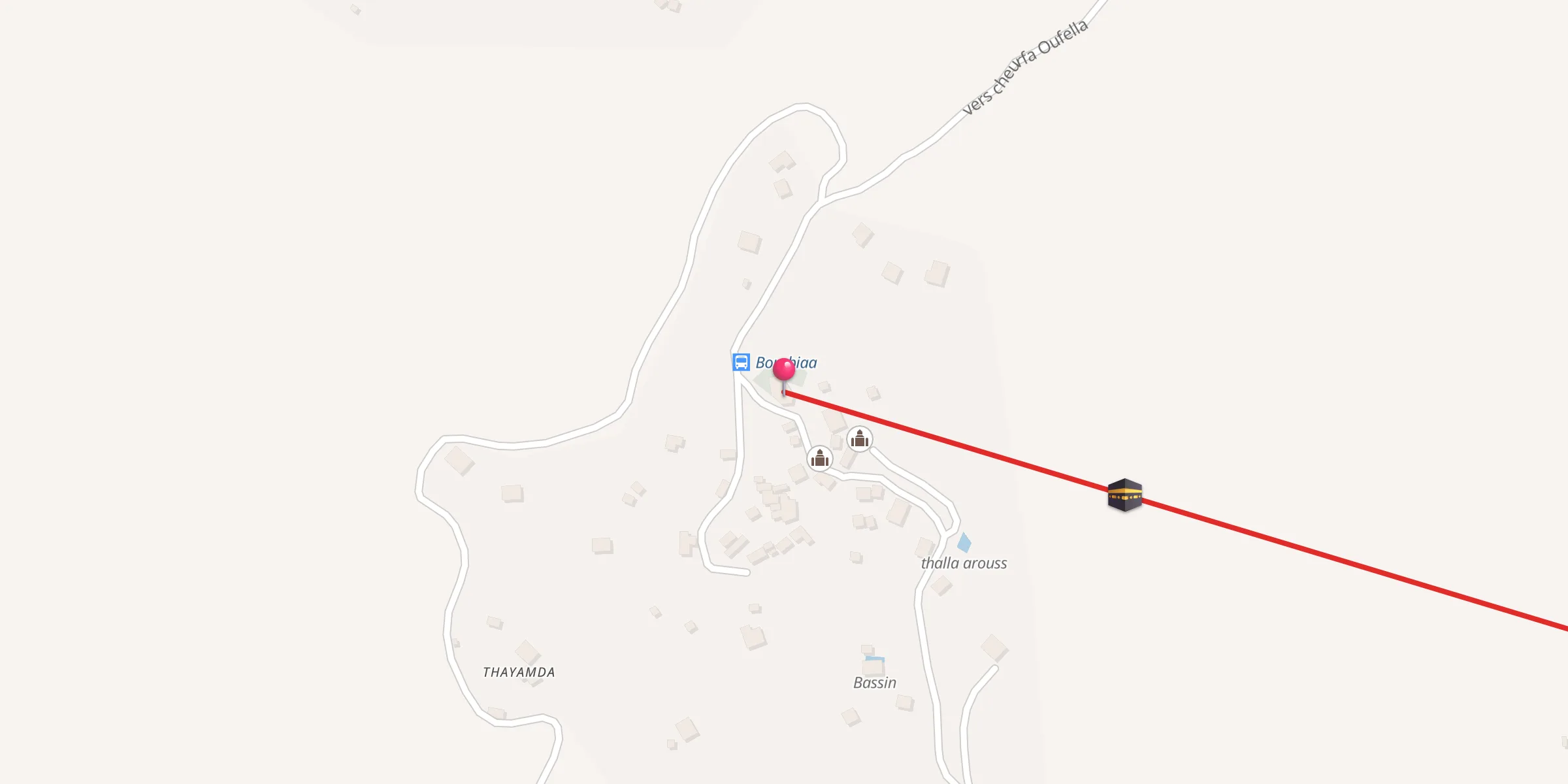 Carte de localisation : Mousquee Mohamed Cherif