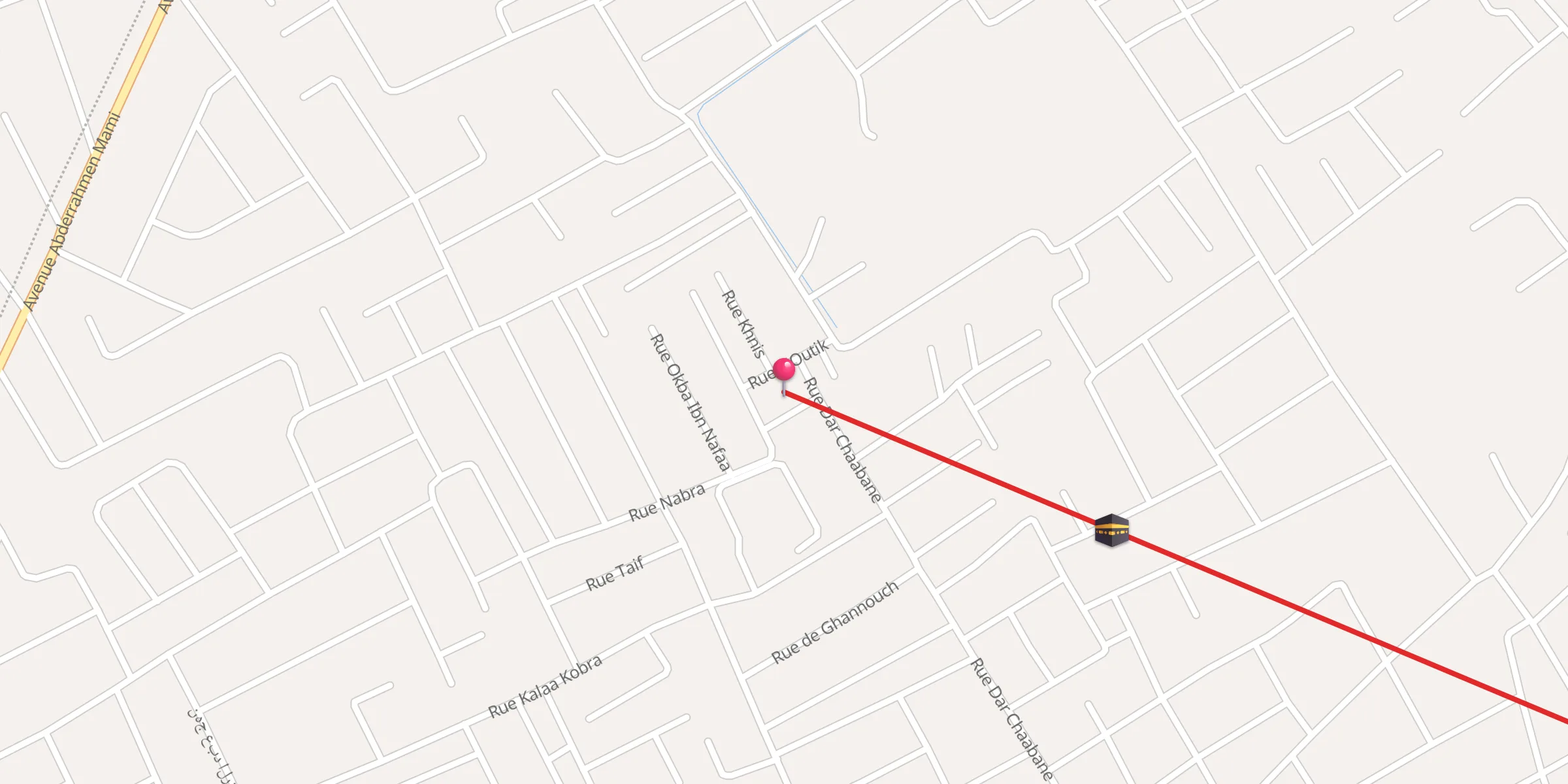 Carte de localisation : جامع التقوى
