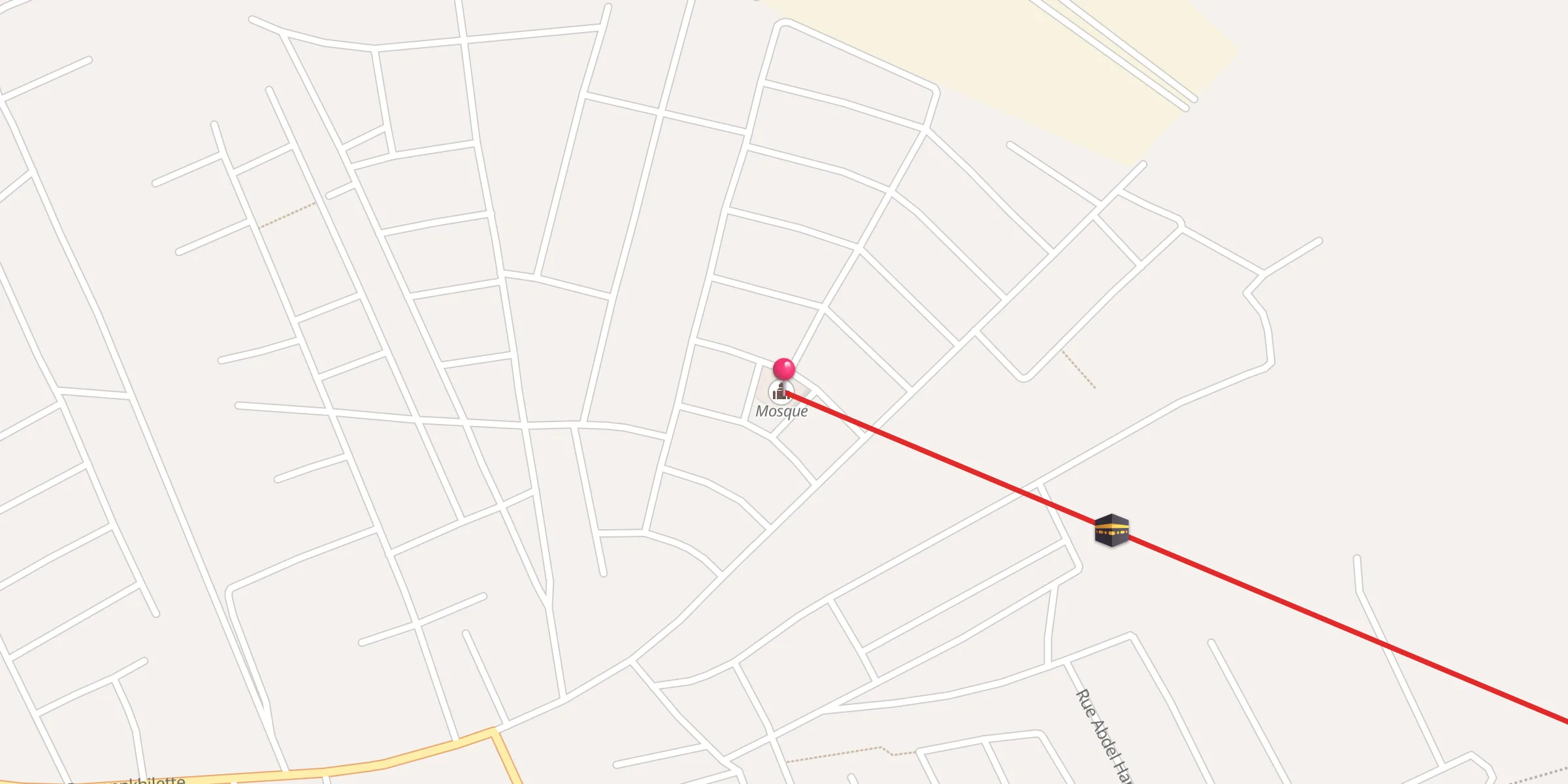 Carte de localisation : جامع الرّبيع