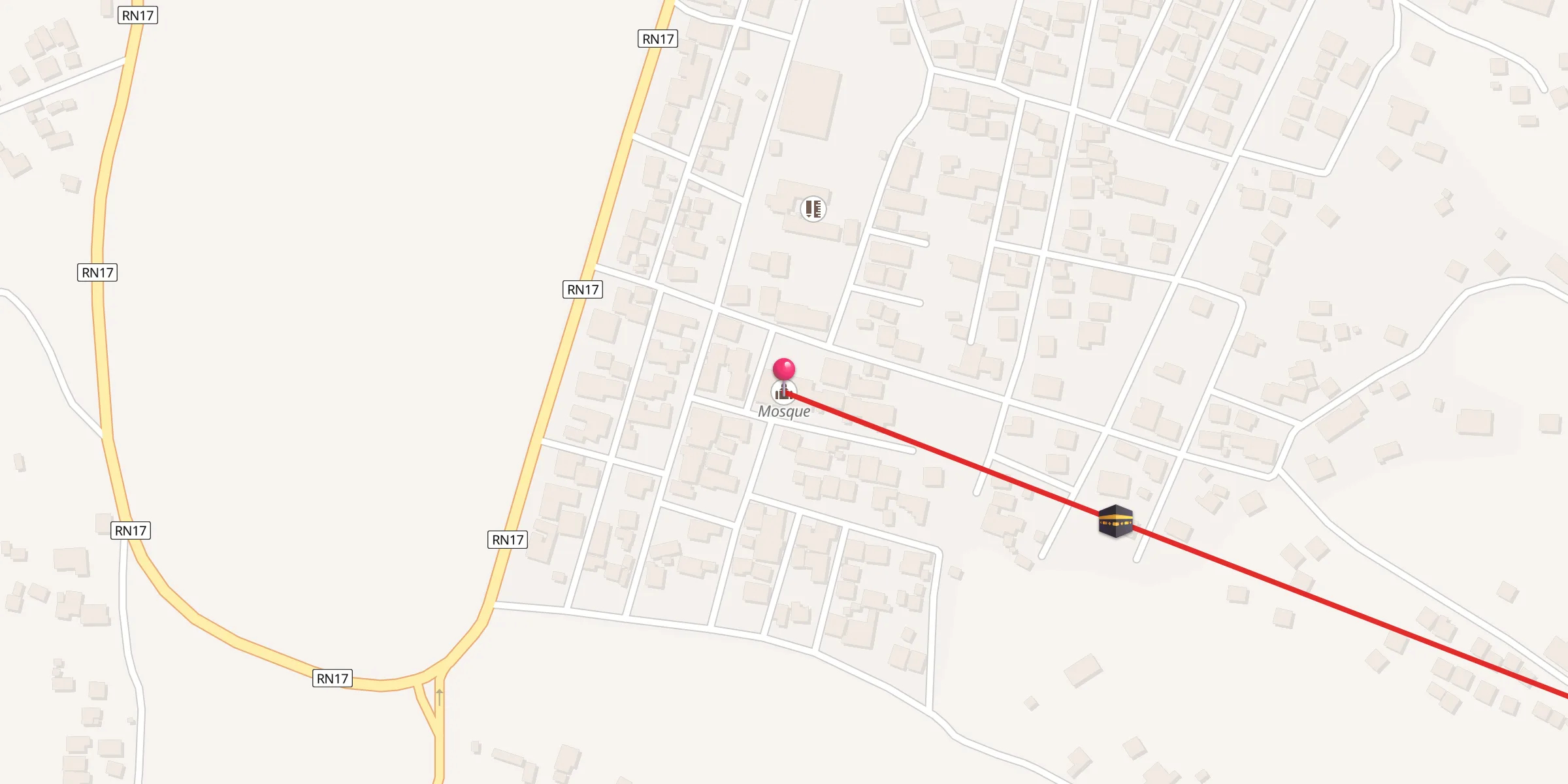 Carte de localisation : Mosquée Abou Bakr Essedik
