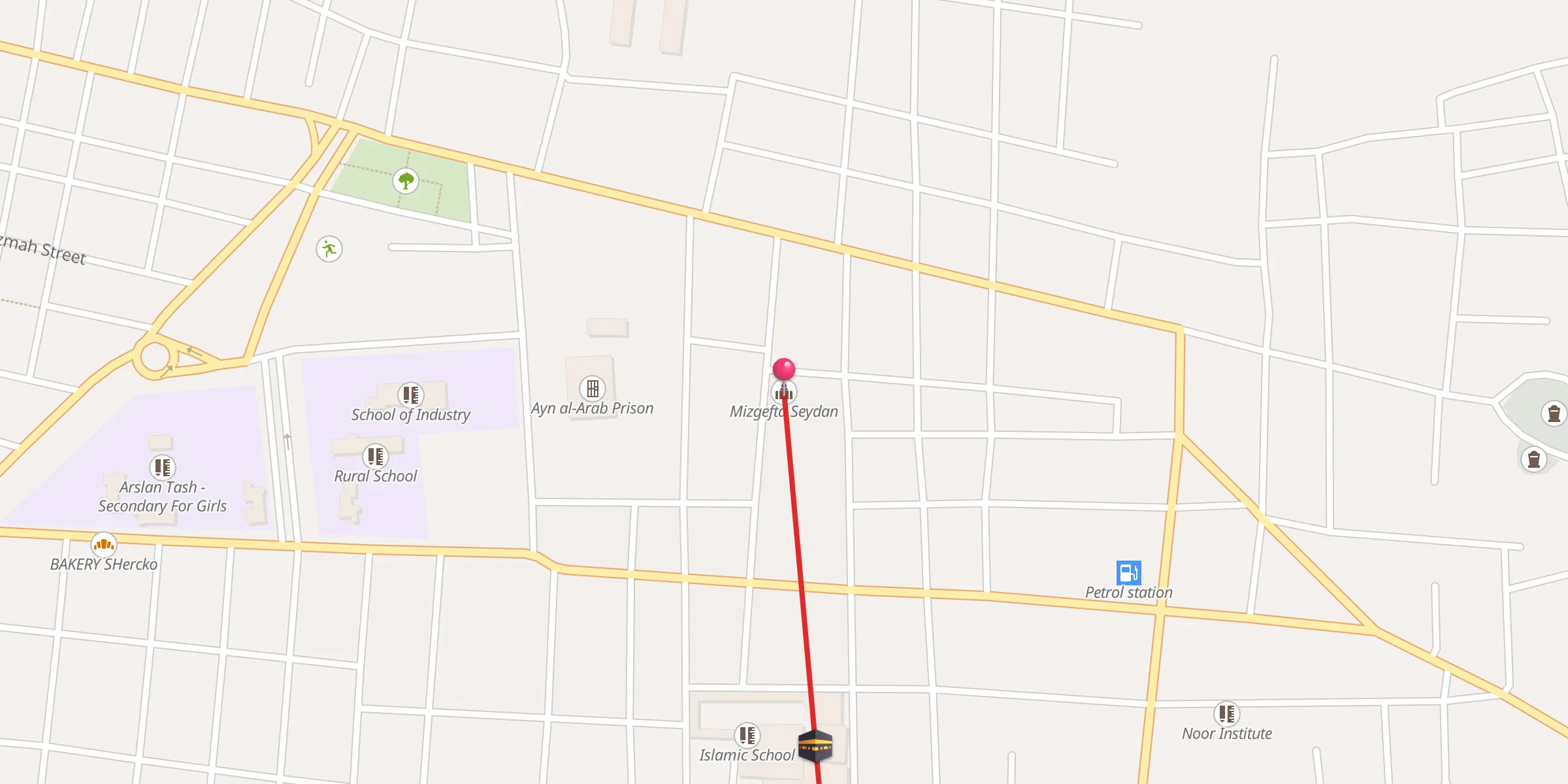 Carte de localisation : Mizgefta Seydan