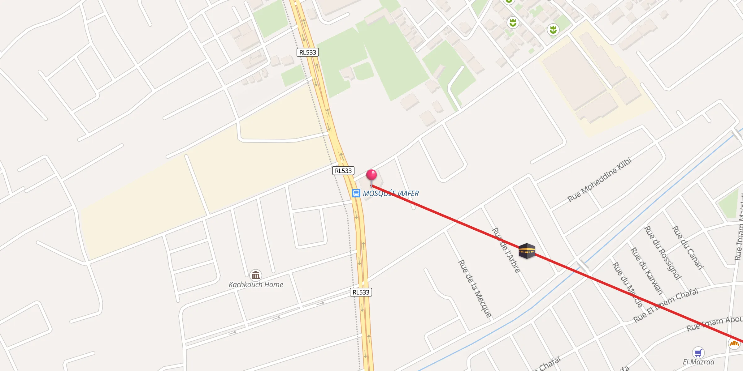 Carte de localisation : Jaafar