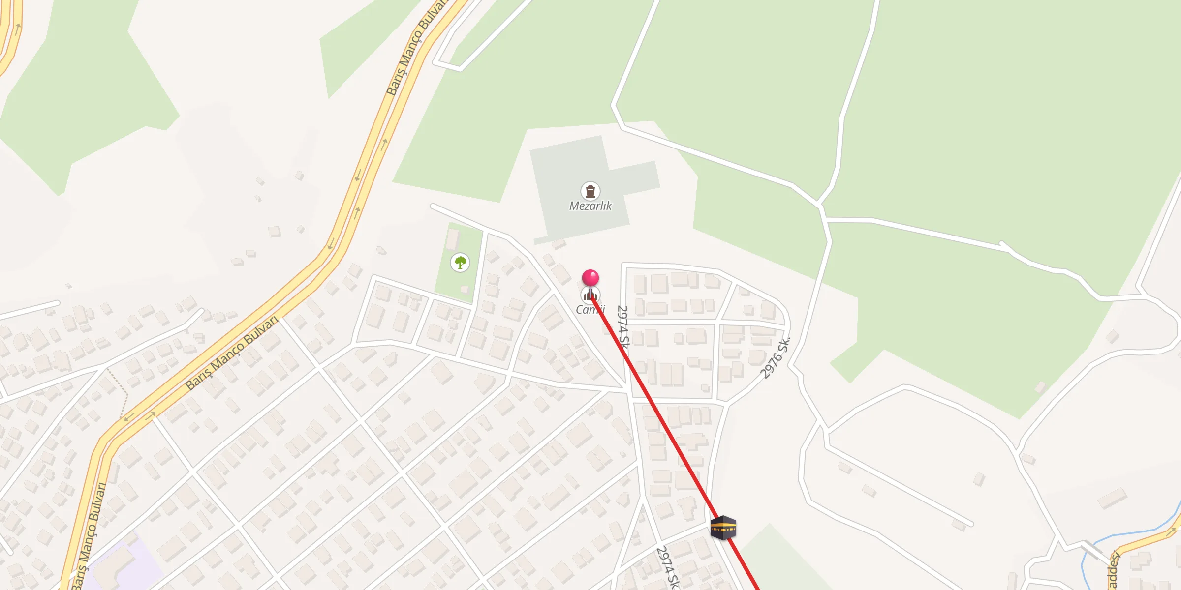 Carte de localisation : Camii