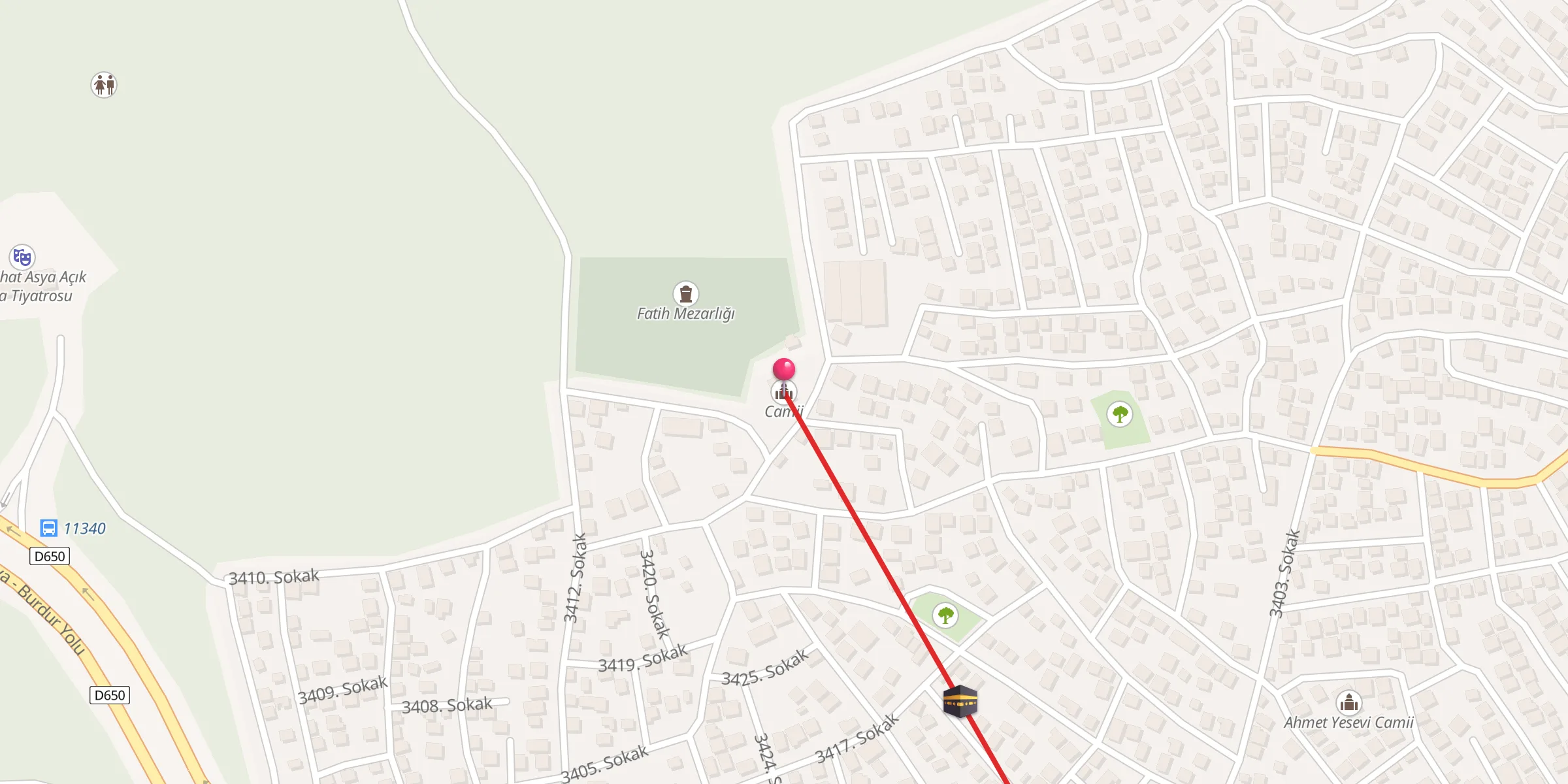 Carte de localisation : Camii