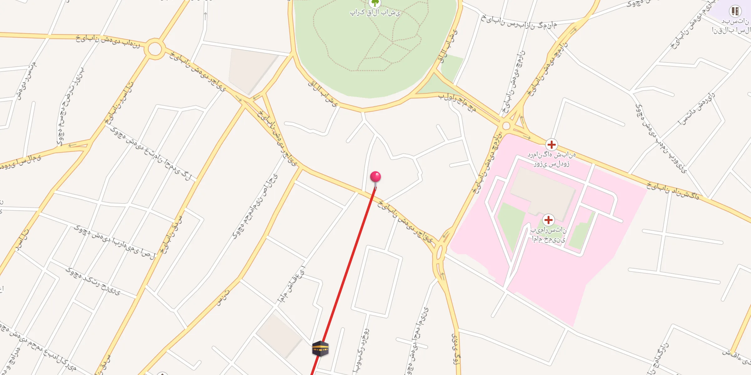 Carte de localisation : مسجد جامع نقده