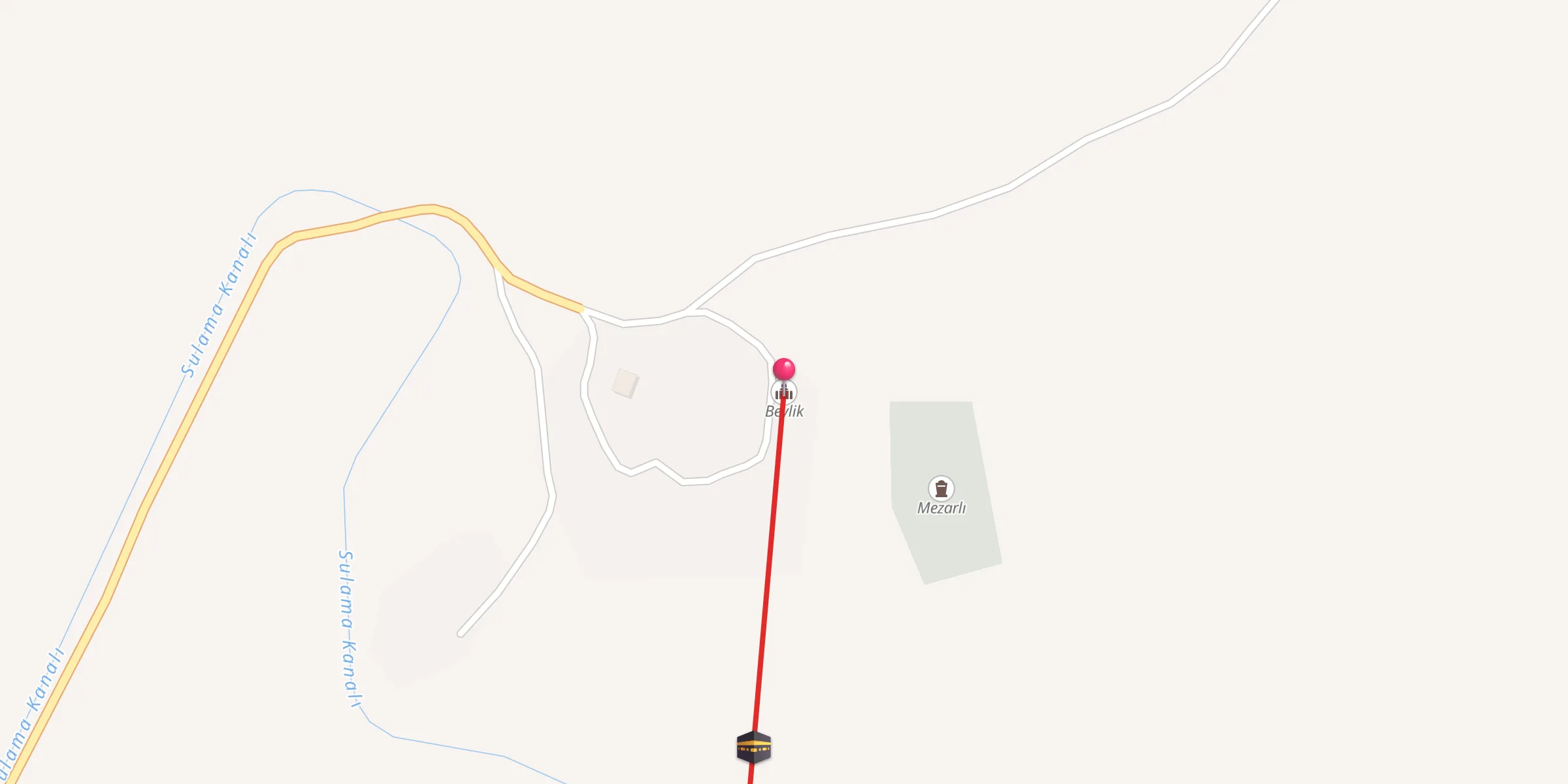 Carte de localisation : Beylik