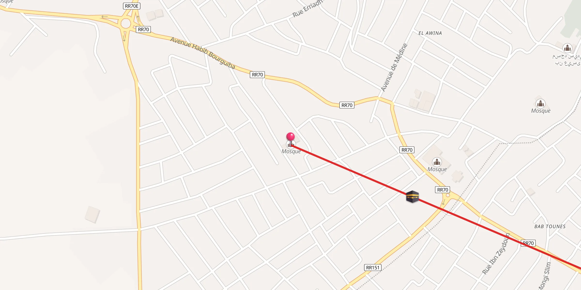 Carte de localisation : جامع يوسف