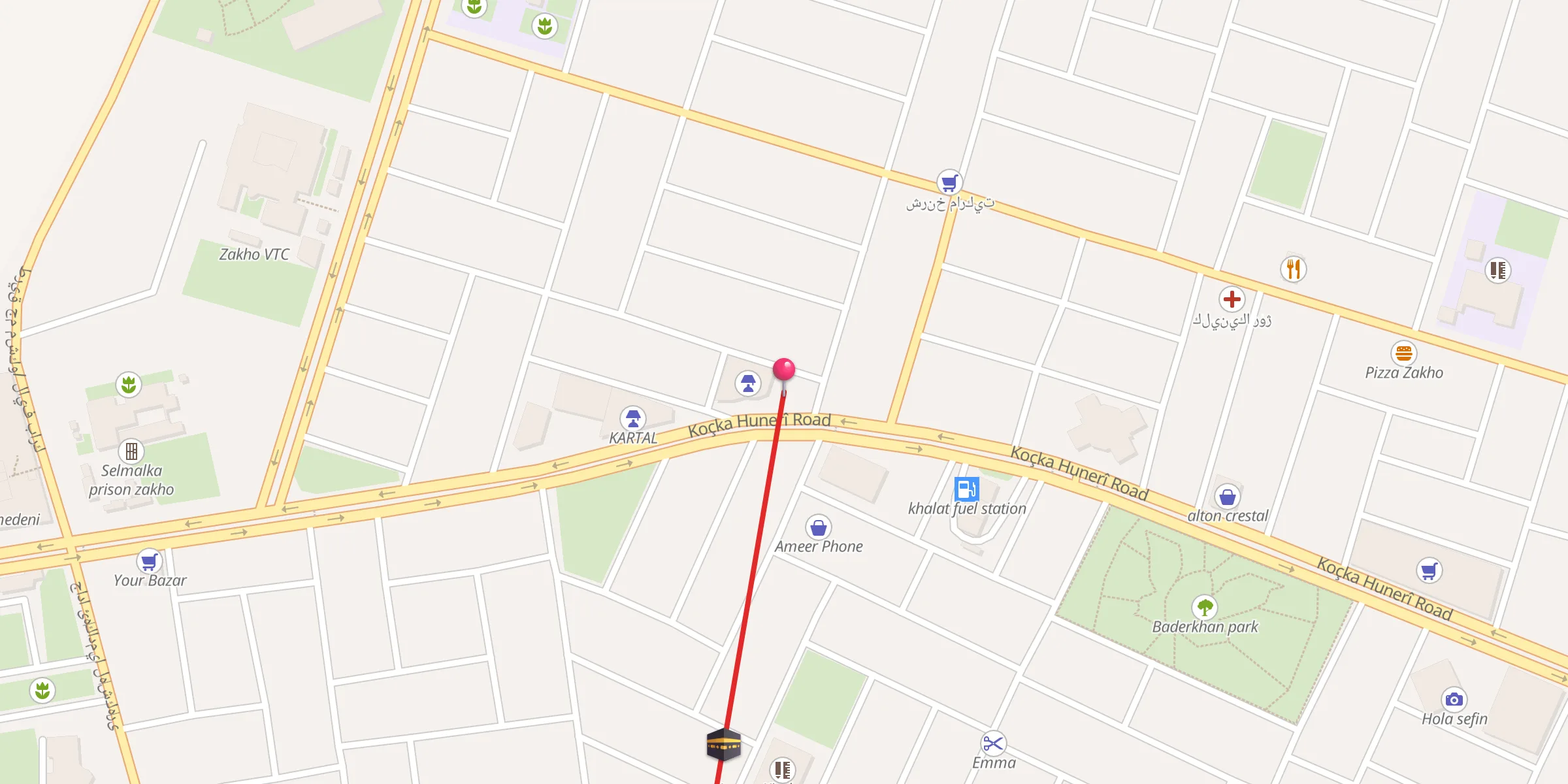 Carte de localisation : مسحد اخلاص
